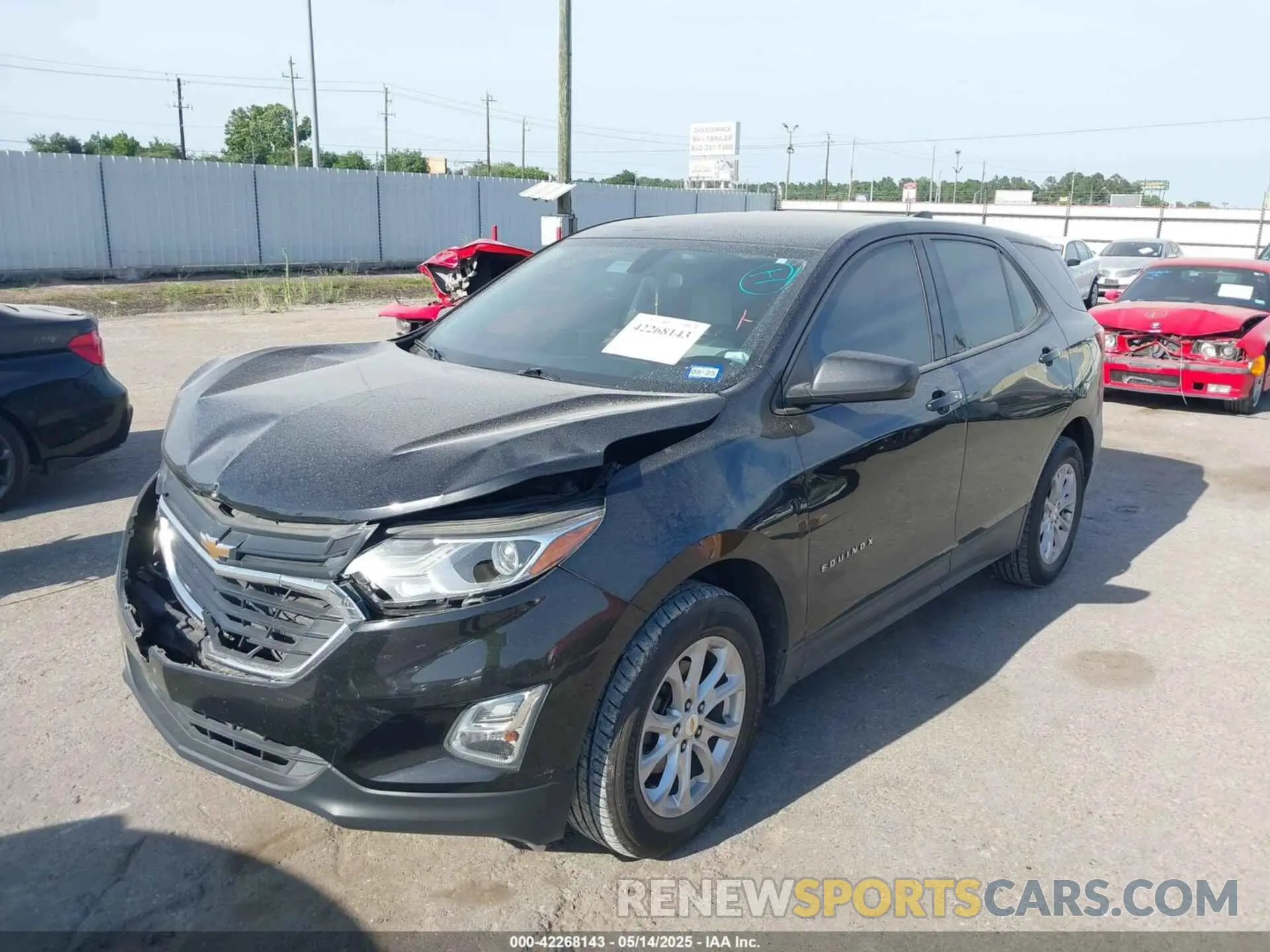 2 Photograph of a damaged car 2GNAXHEV5K6304655 CHEVROLET EQUINOX 2019