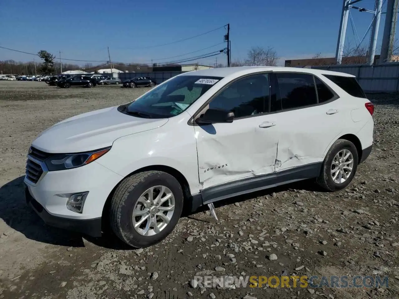 1 Photograph of a damaged car 2GNAXHEV6K6152806 CHEVROLET EQUINOX 2019