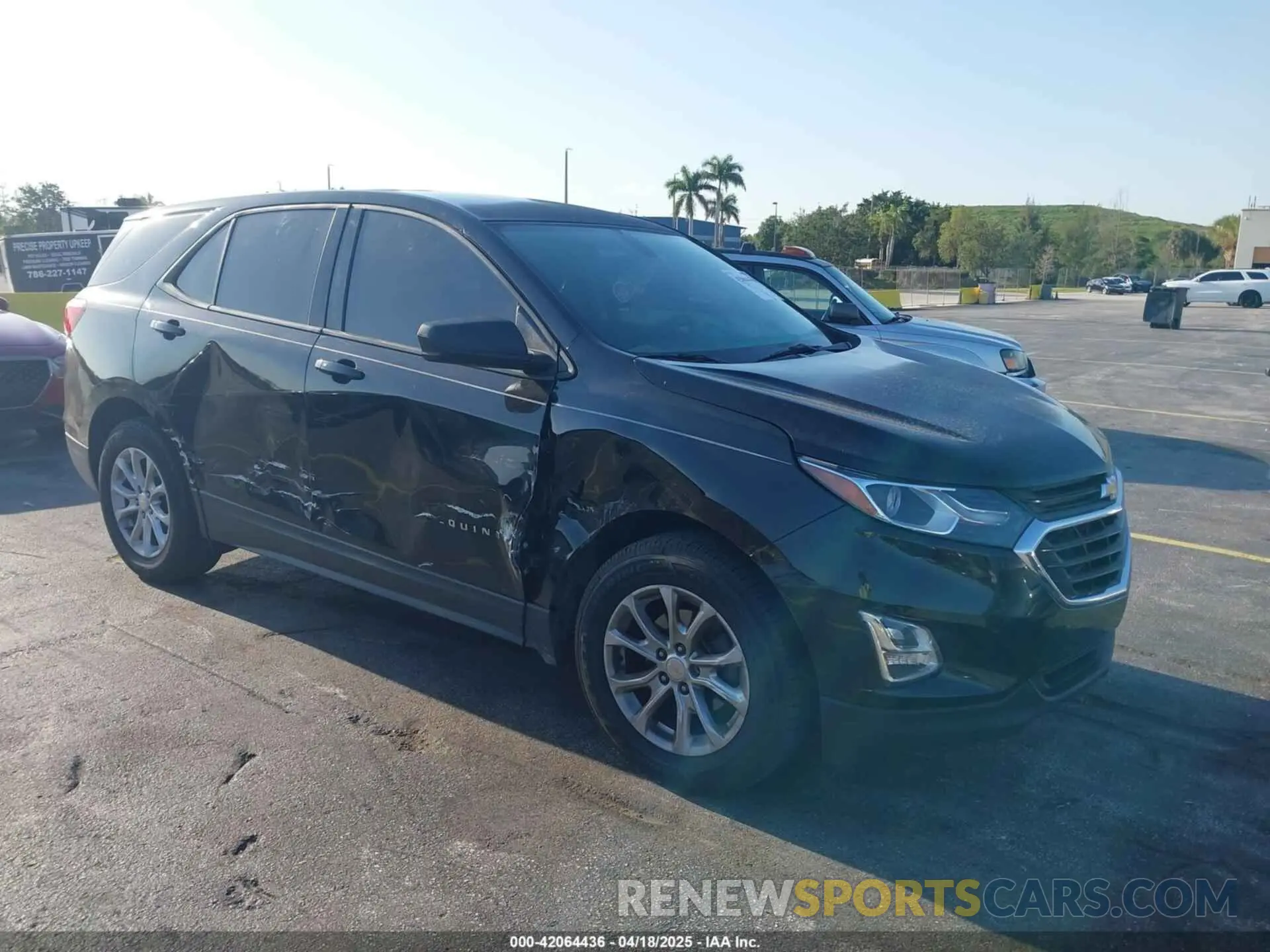 1 Photograph of a damaged car 2GNAXHEV6K6229190 CHEVROLET EQUINOX 2019