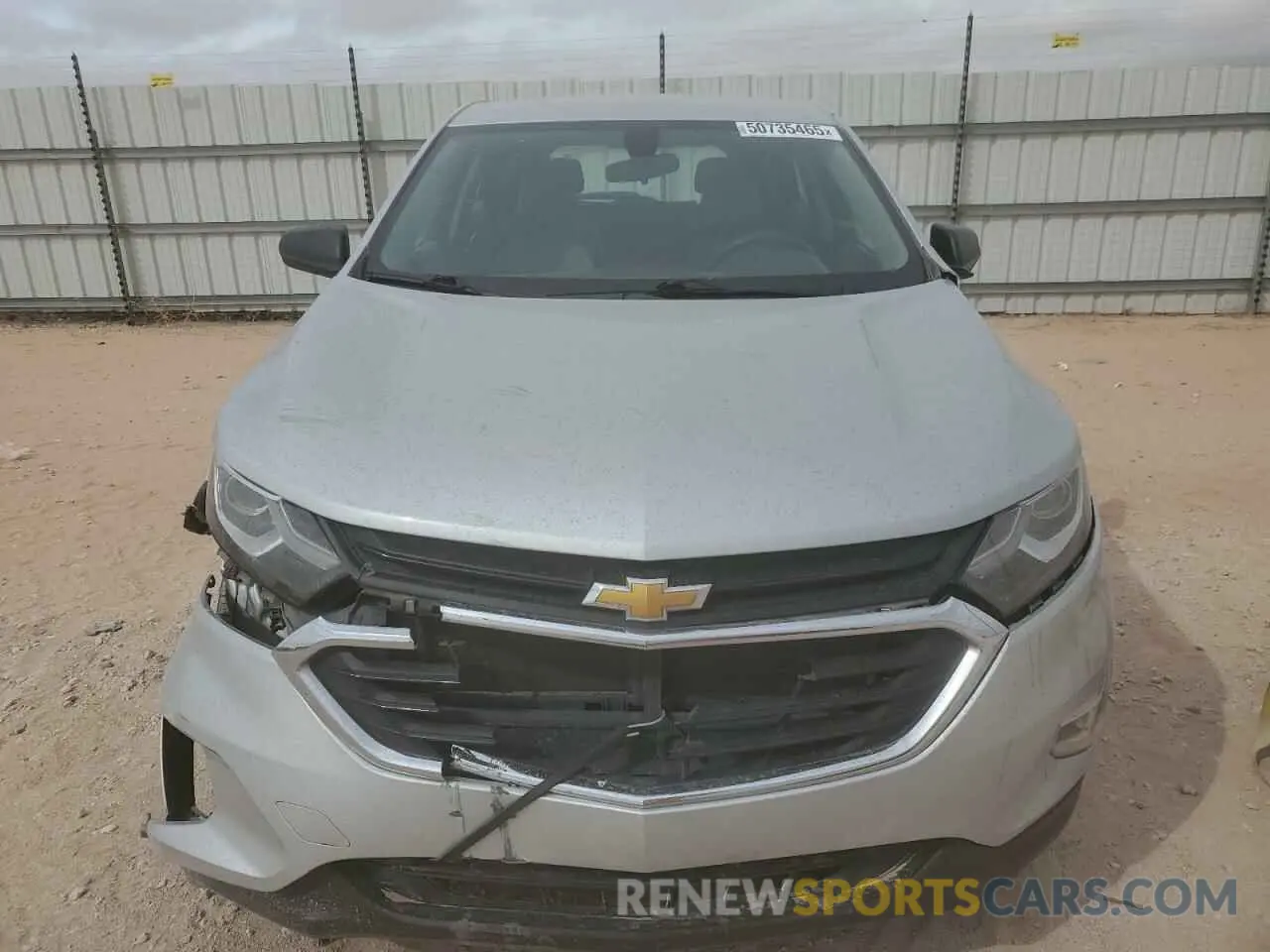 5 Photograph of a damaged car 2GNAXHEV7K6268502 CHEVROLET EQUINOX 2019