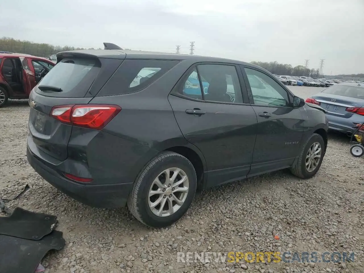 3 Photograph of a damaged car 2GNAXHEV7K6282500 CHEVROLET EQUINOX 2019