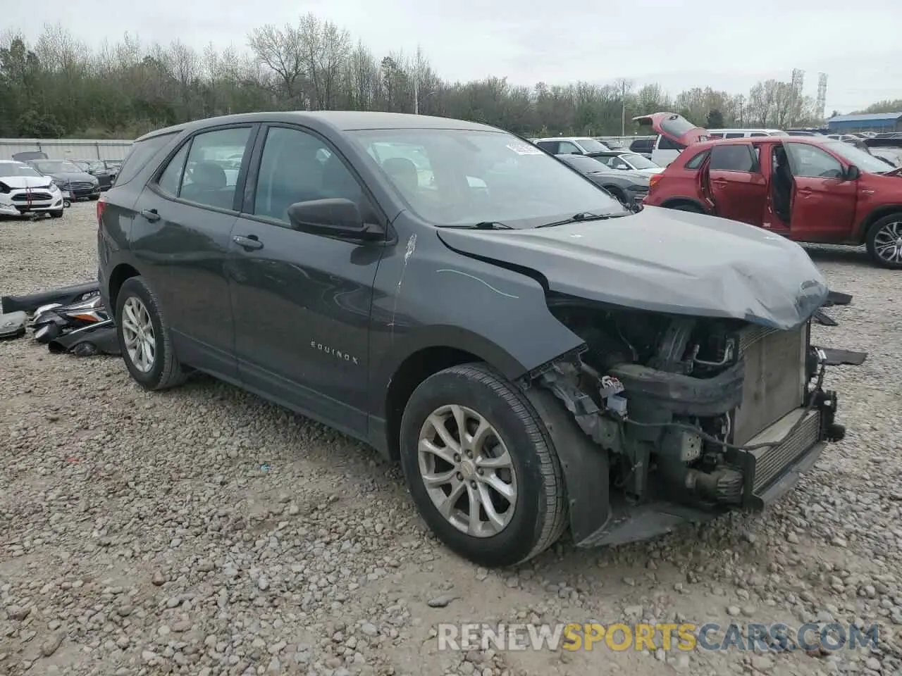 4 Photograph of a damaged car 2GNAXHEV7K6282500 CHEVROLET EQUINOX 2019
