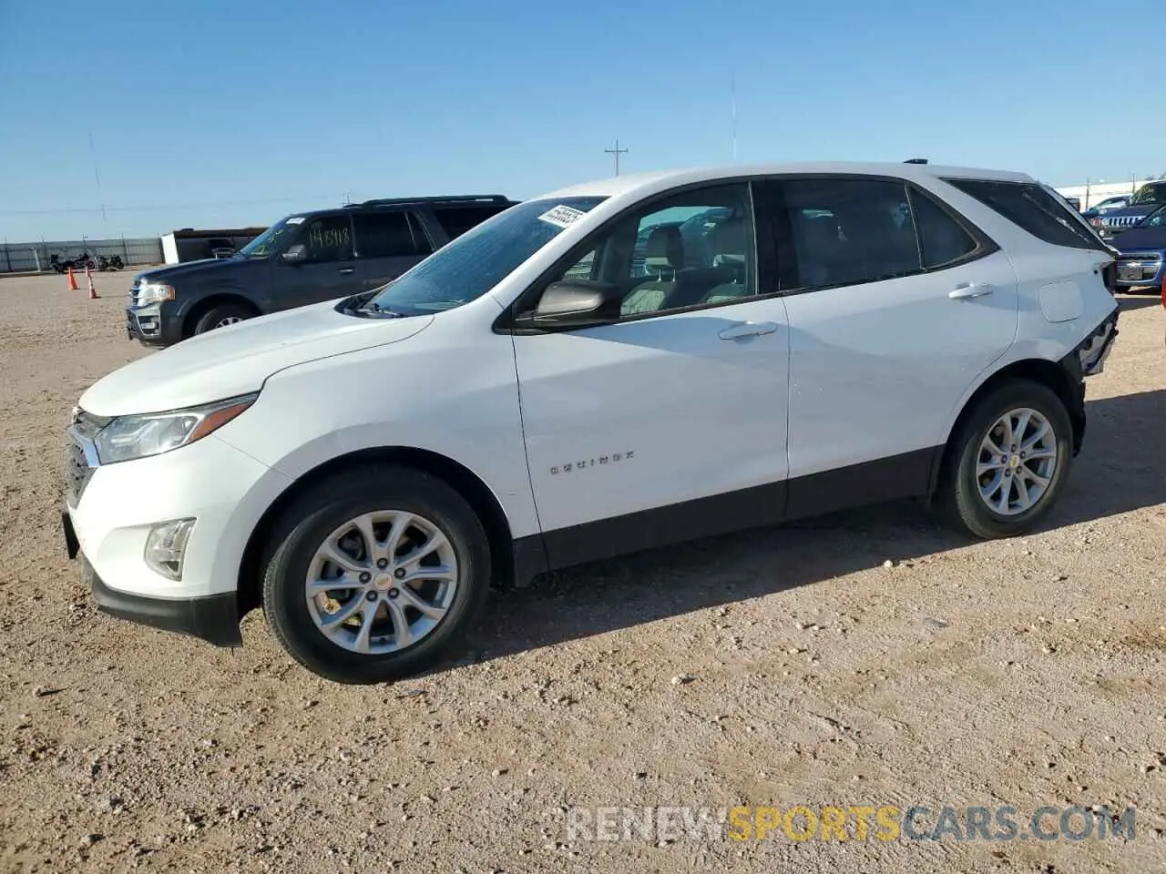 1 Photograph of a damaged car 2GNAXHEV8K6227957 CHEVROLET EQUINOX 2019