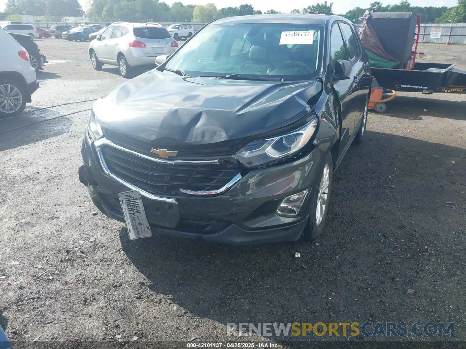 6 Photograph of a damaged car 2GNAXHEV9K6146286 CHEVROLET EQUINOX 2019