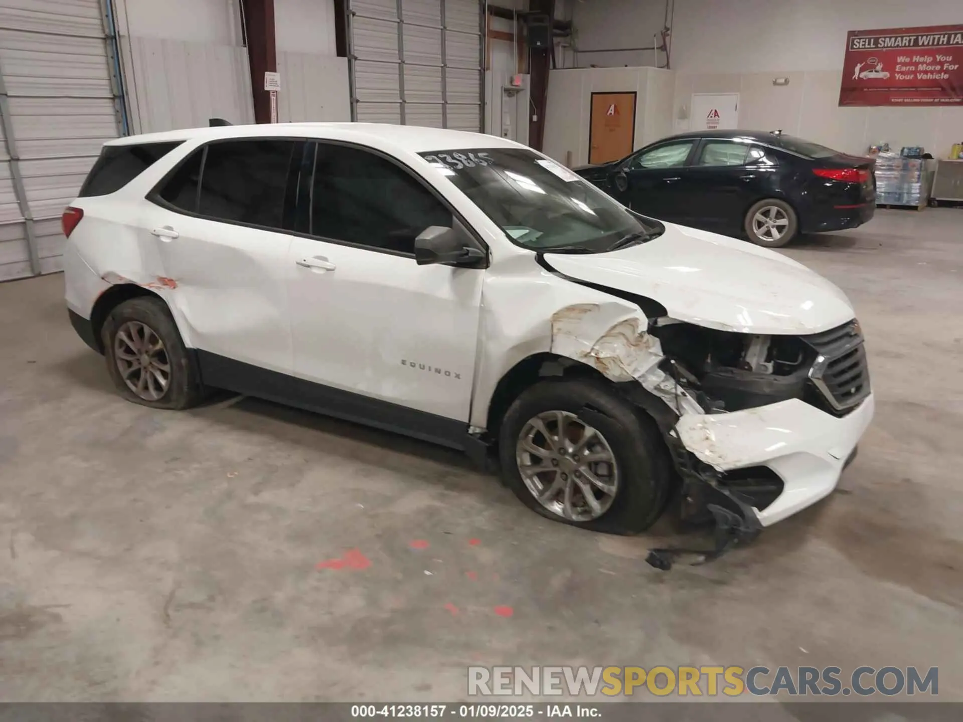 1 Photograph of a damaged car 2GNAXHEV9K6196119 CHEVROLET EQUINOX 2019