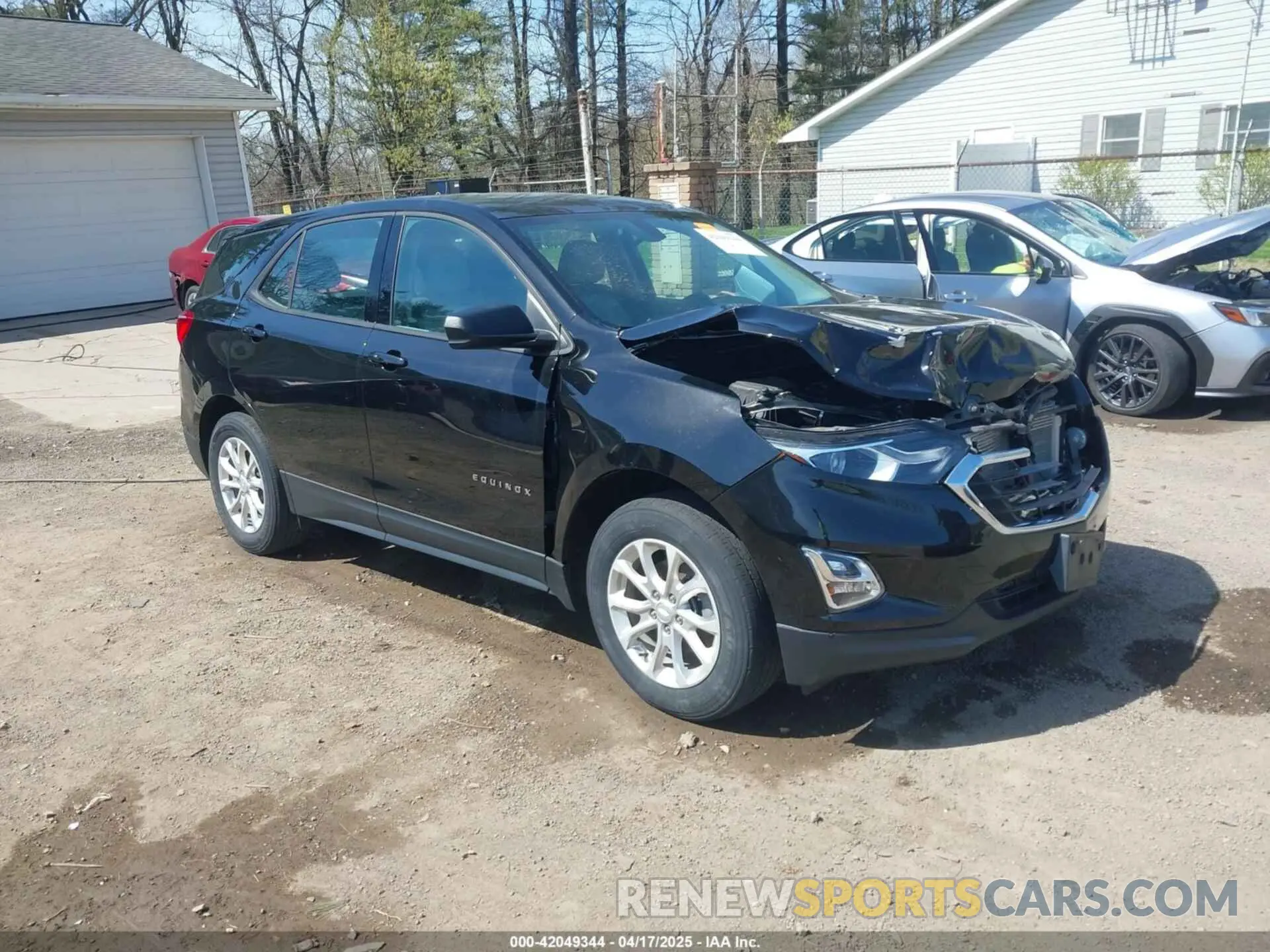 1 Photograph of a damaged car 2GNAXHEVXK6184898 CHEVROLET EQUINOX 2019