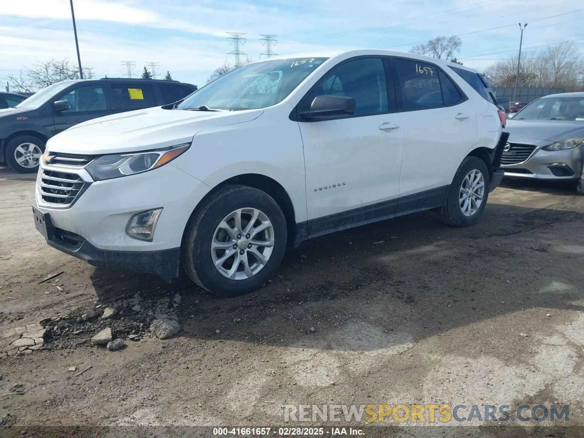 2 Photograph of a damaged car 2GNAXHEVXK6251595 CHEVROLET EQUINOX 2019