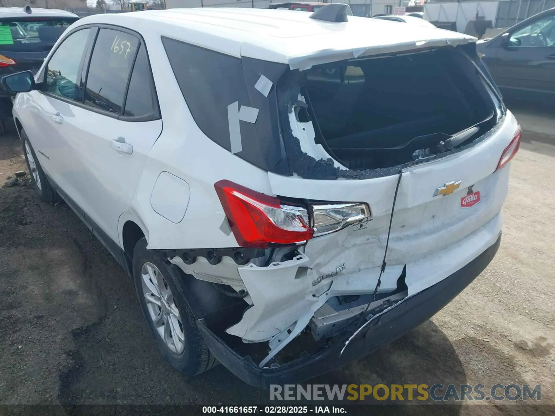 6 Photograph of a damaged car 2GNAXHEVXK6251595 CHEVROLET EQUINOX 2019