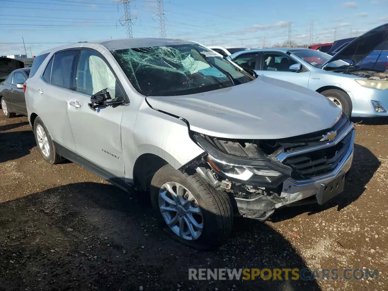 4 Photograph of a damaged car 2GNAXJEV0K6191673 CHEVROLET EQUINOX 2019