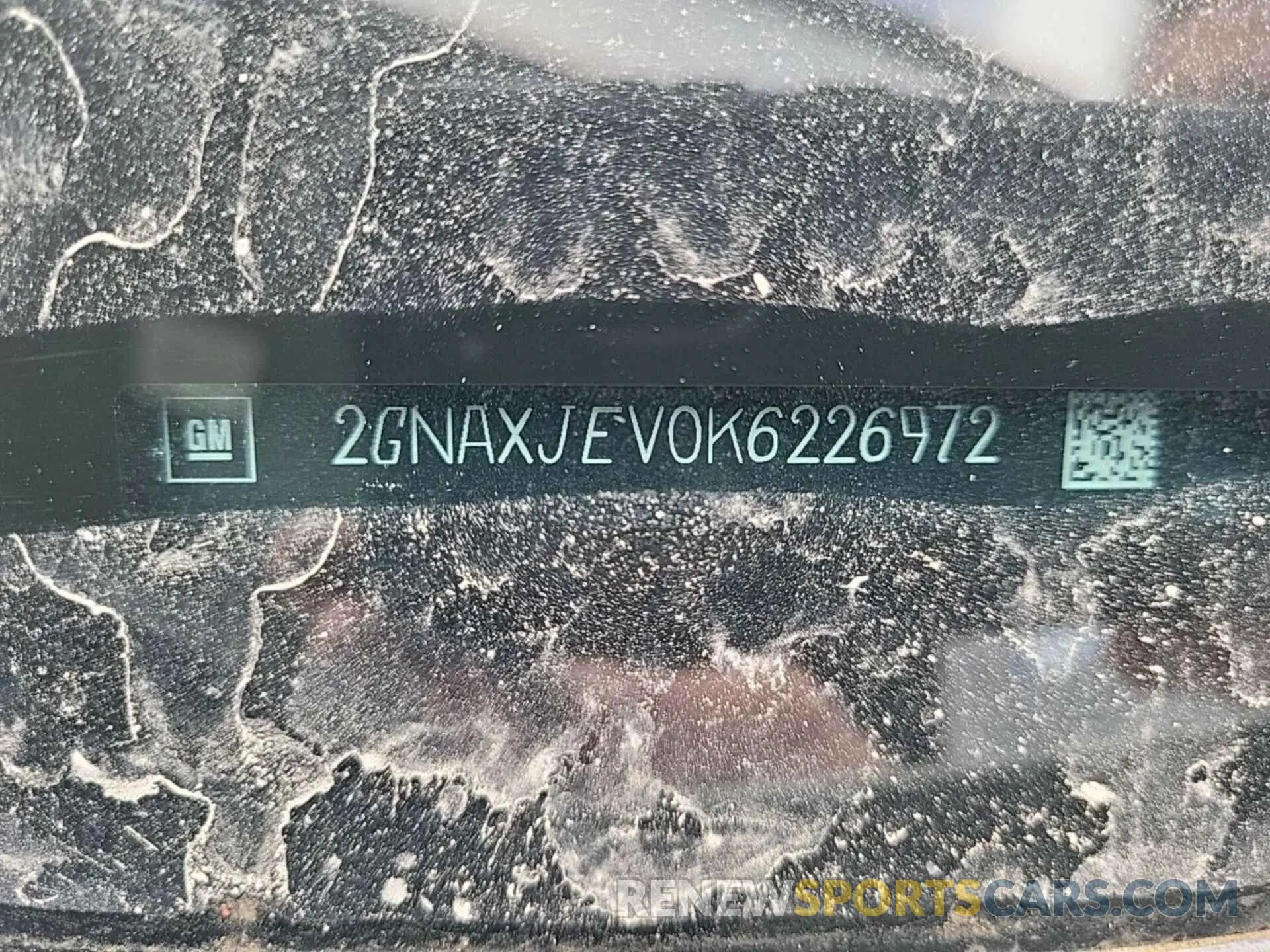 1 Photograph of a damaged car 2GNAXJEV0K6226972 CHEVROLET EQUINOX 2019