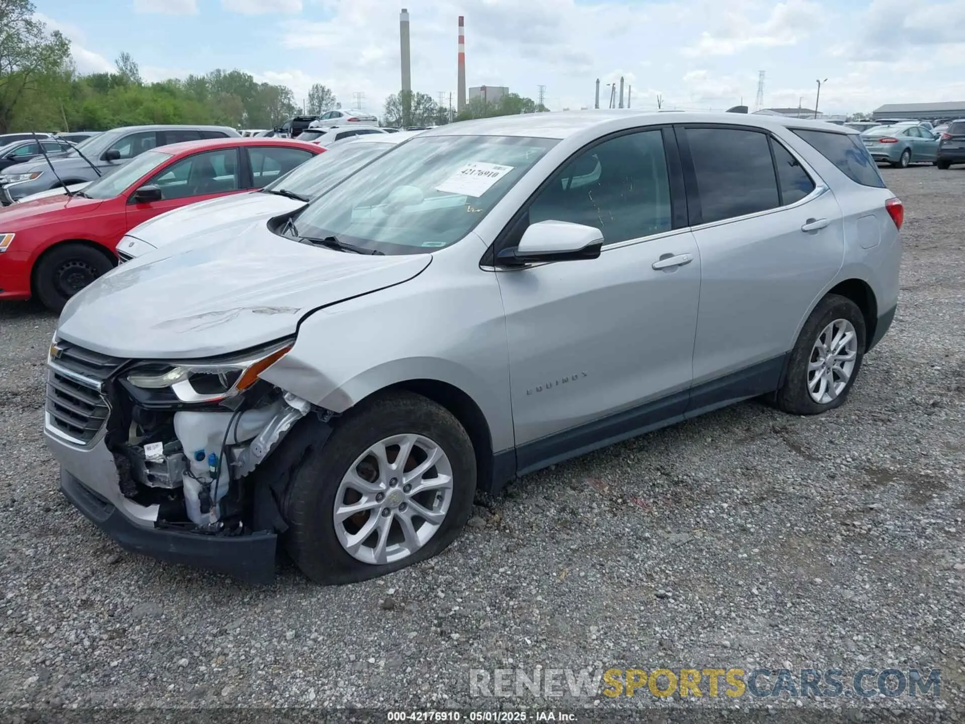 2 Photograph of a damaged car 2GNAXJEV3K6281707 CHEVROLET EQUINOX 2019