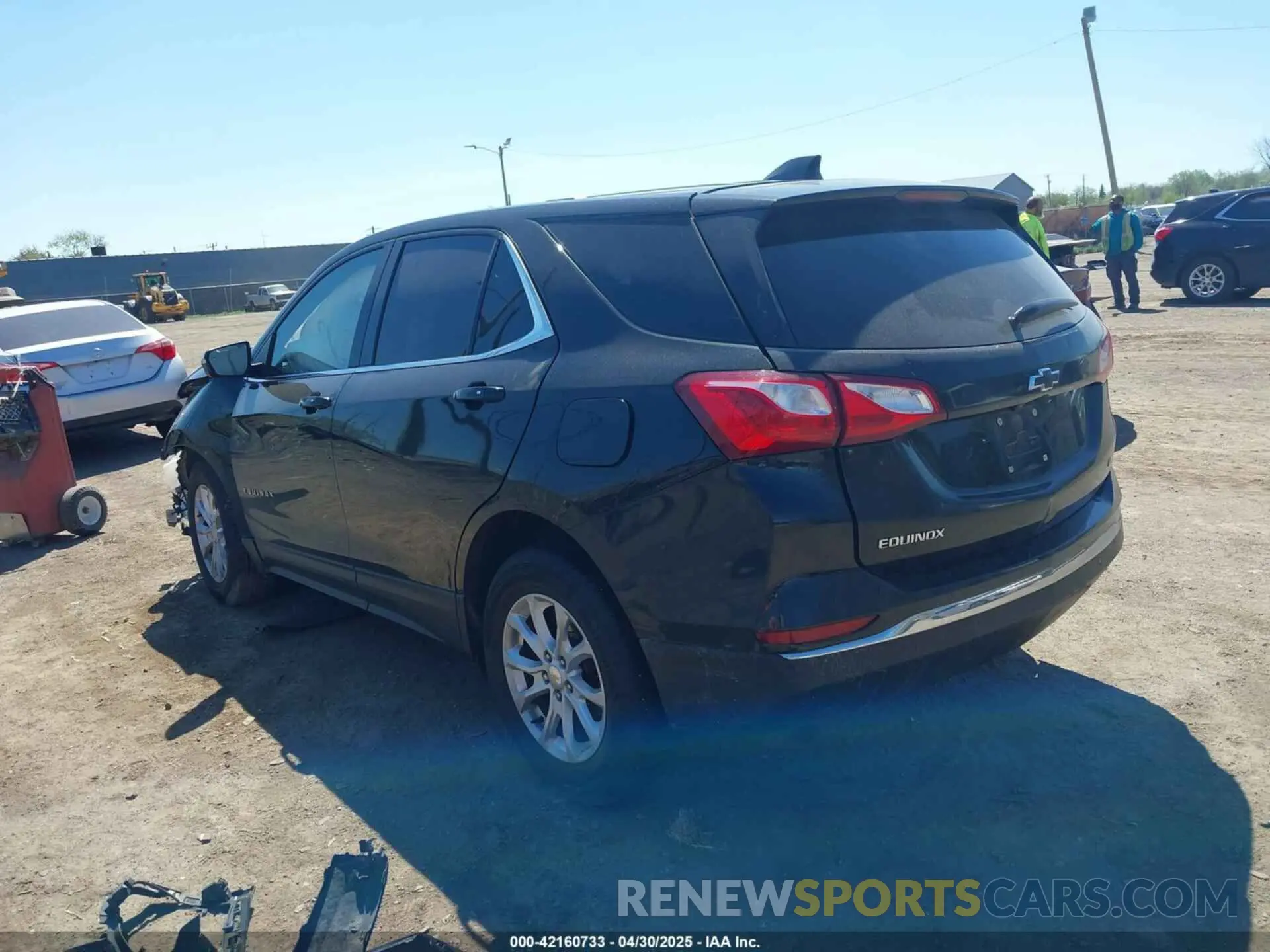 3 Photograph of a damaged car 2GNAXJEV5K6240205 CHEVROLET EQUINOX 2019