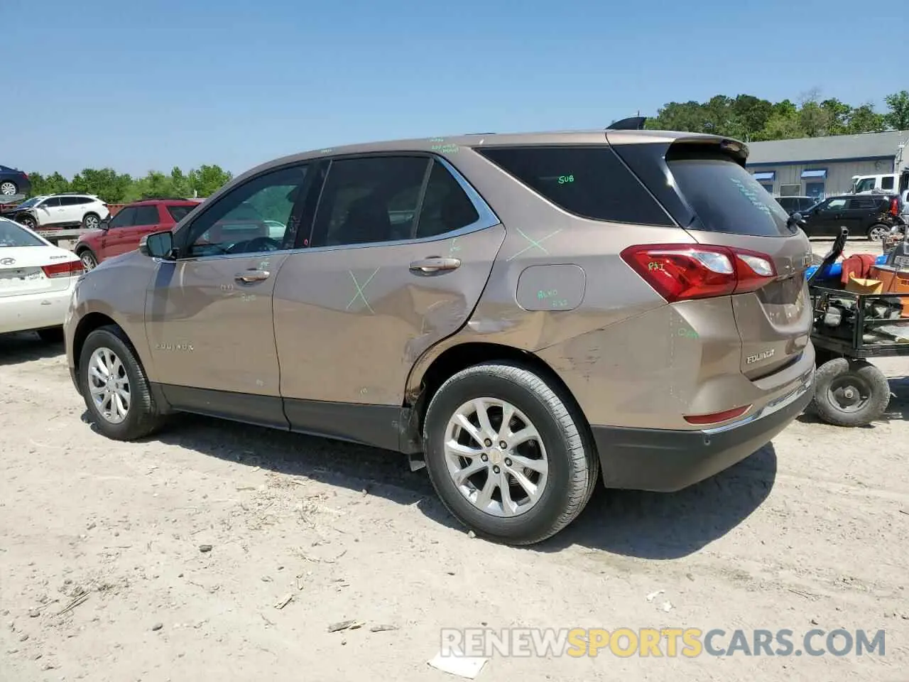 2 Photograph of a damaged car 2GNAXJEV5K6271342 CHEVROLET EQUINOX 2019