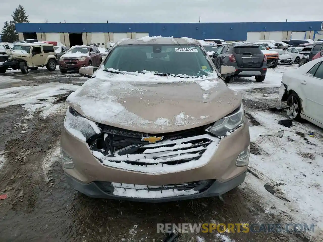 5 Photograph of a damaged car 2GNAXJEV6K6249852 CHEVROLET EQUINOX 2019