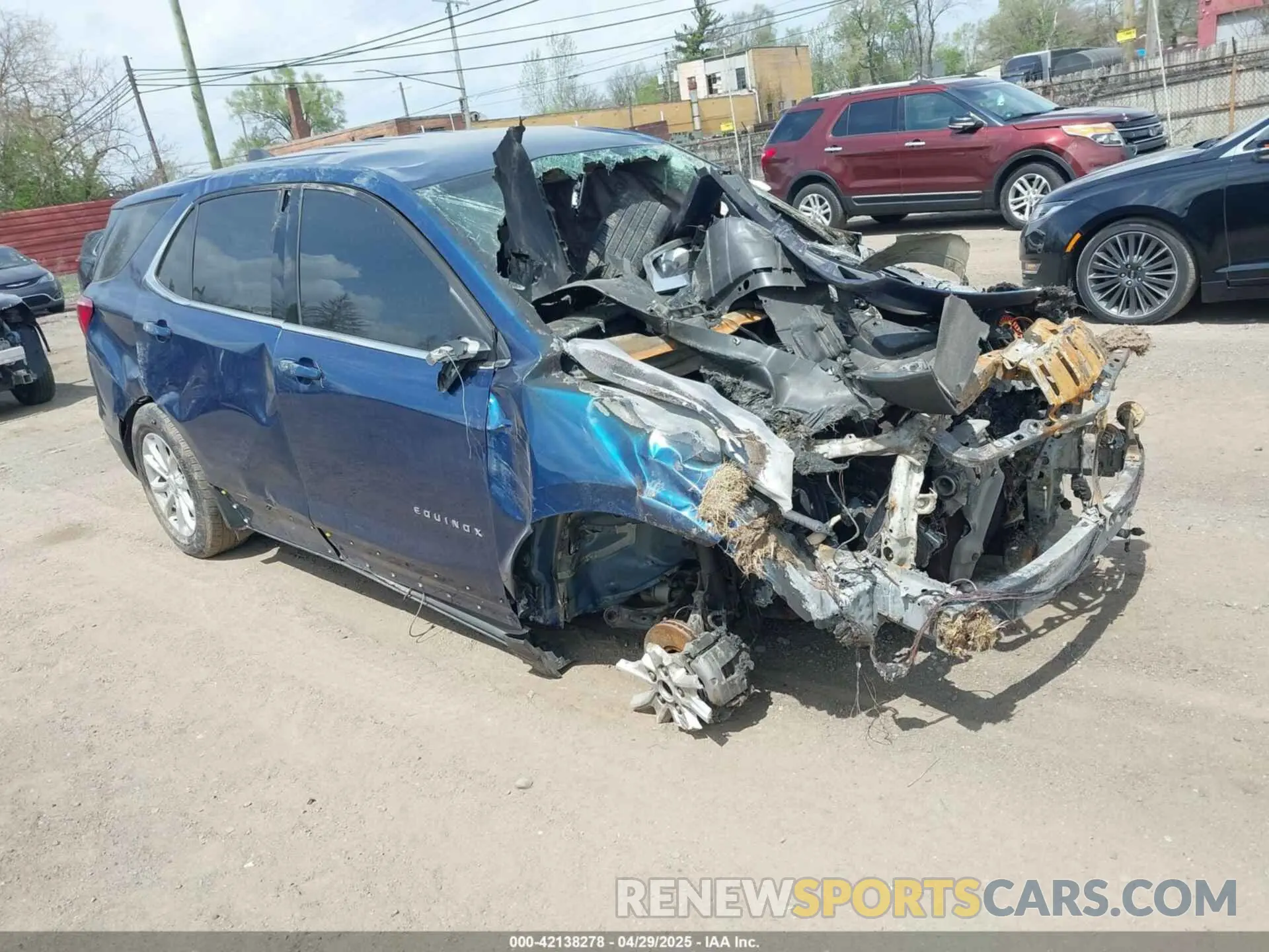 1 Photograph of a damaged car 2GNAXJEVXK6301807 CHEVROLET EQUINOX 2019