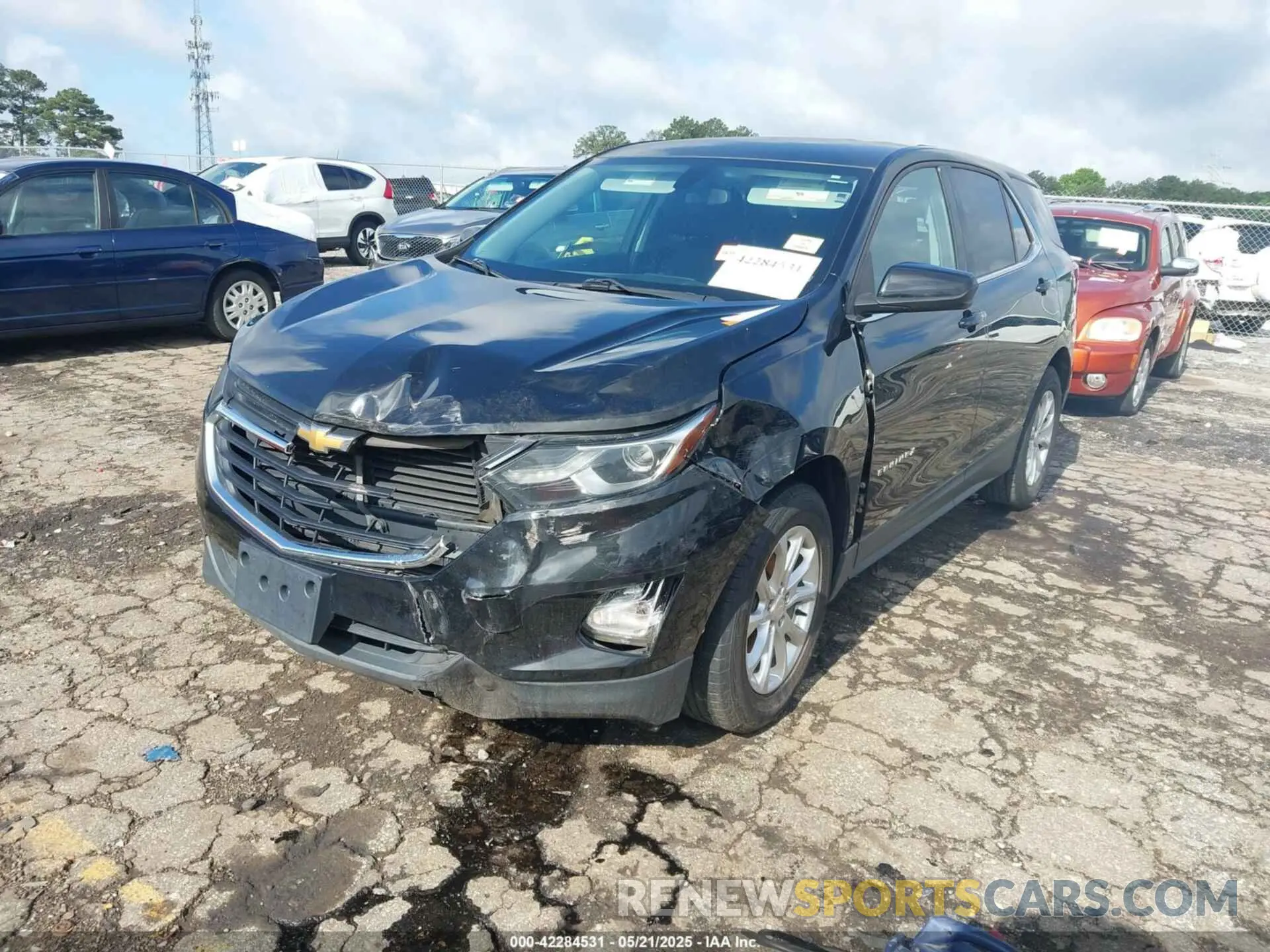 2 Photograph of a damaged car 2GNAXKEV0K6167475 CHEVROLET EQUINOX 2019