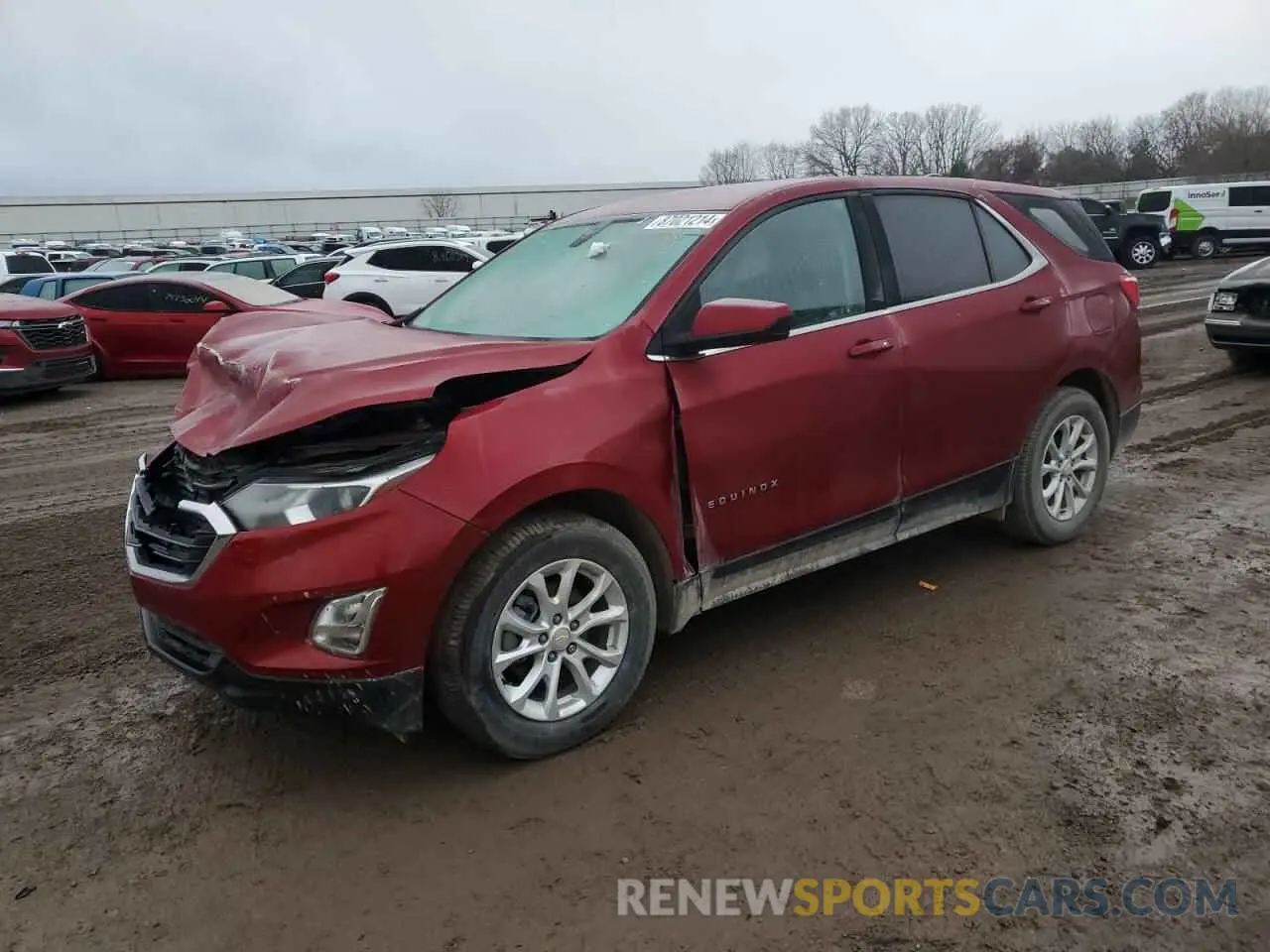 1 Photograph of a damaged car 2GNAXKEV0K6173146 CHEVROLET EQUINOX 2019