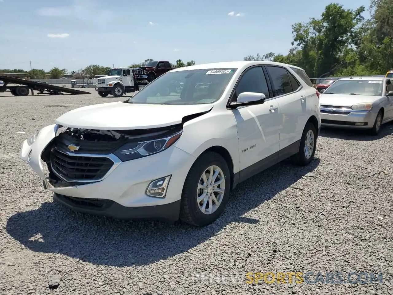 1 Photograph of a damaged car 2GNAXKEV0K6173163 CHEVROLET EQUINOX 2019