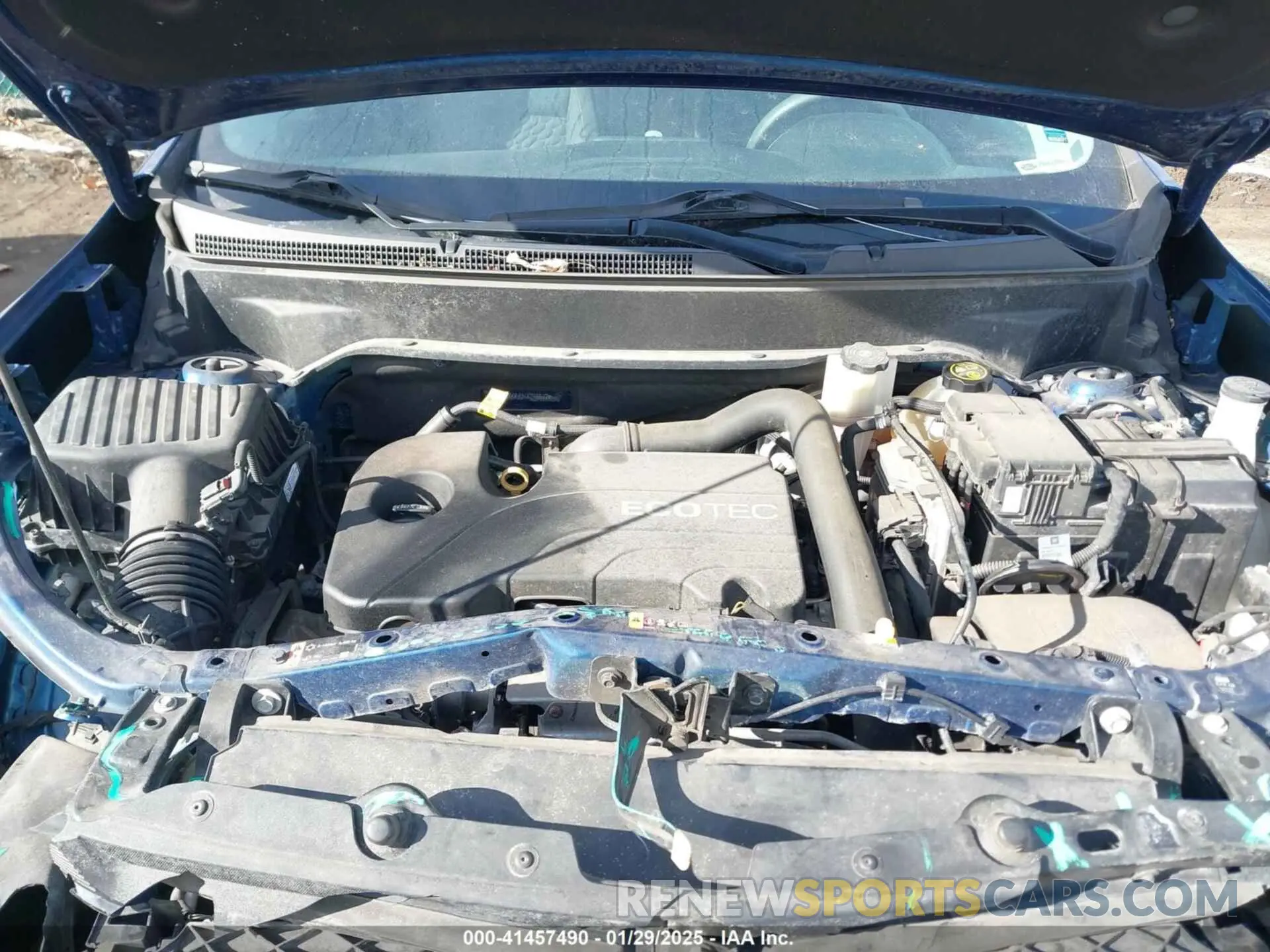 10 Photograph of a damaged car 2GNAXKEV0K6296672 CHEVROLET EQUINOX 2019