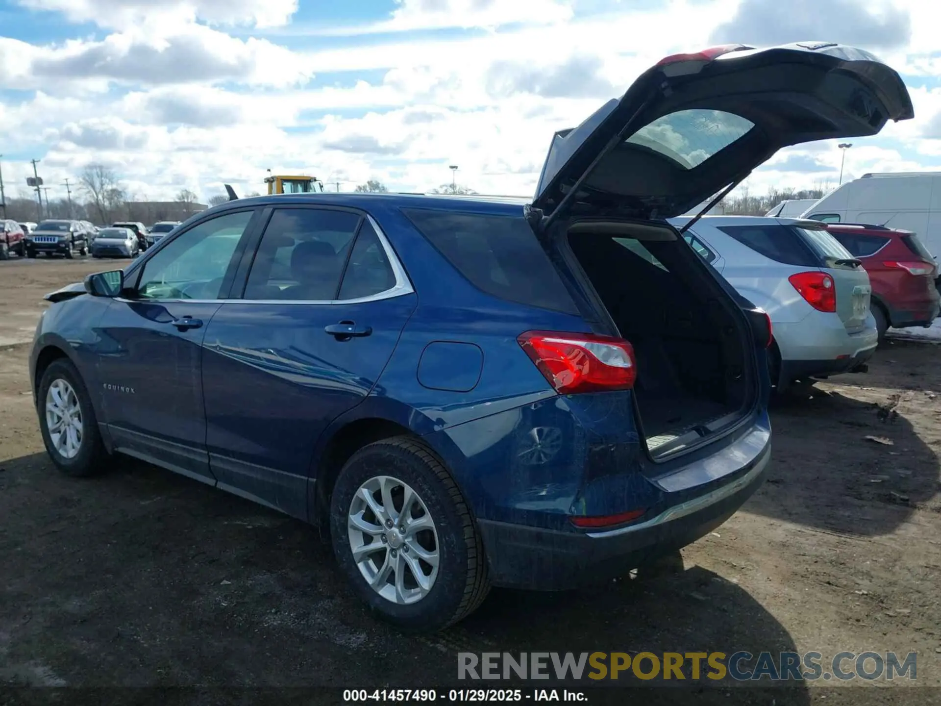 3 Photograph of a damaged car 2GNAXKEV0K6296672 CHEVROLET EQUINOX 2019