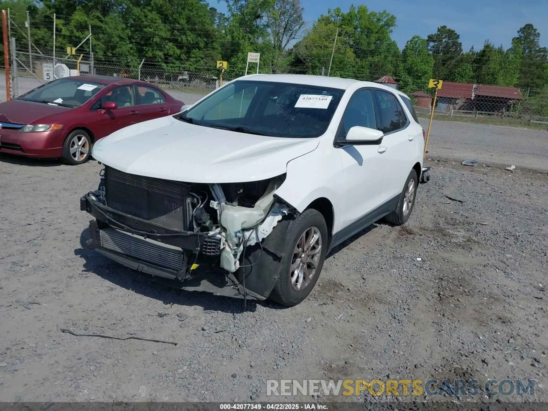 2 Photograph of a damaged car 2GNAXKEV1K6295708 CHEVROLET EQUINOX 2019