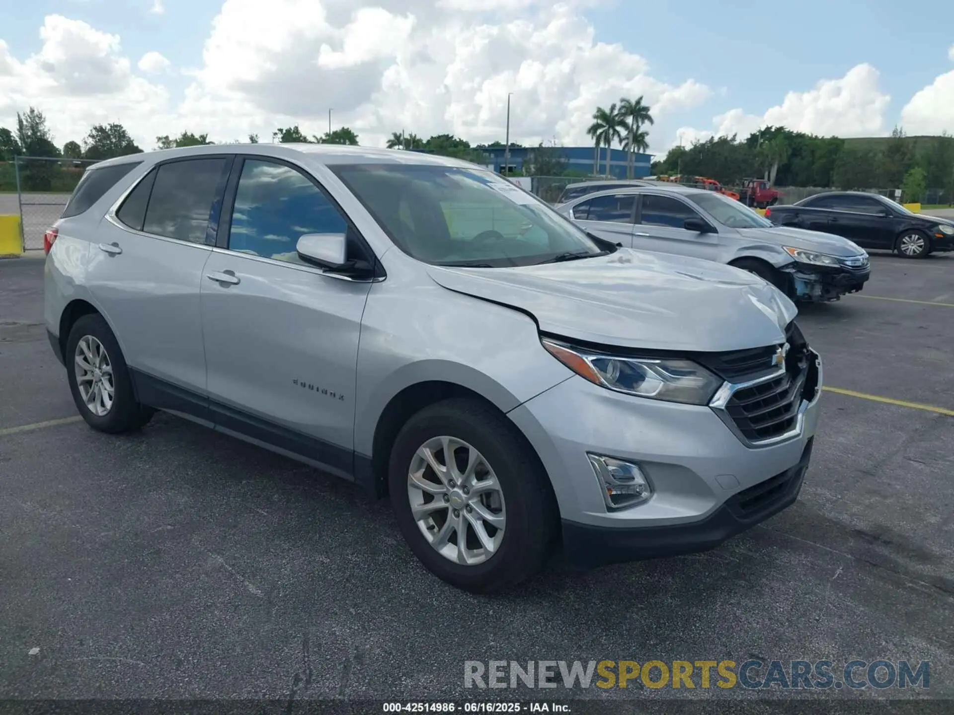 1 Photograph of a damaged car 2GNAXKEV2K6125065 CHEVROLET EQUINOX 2019