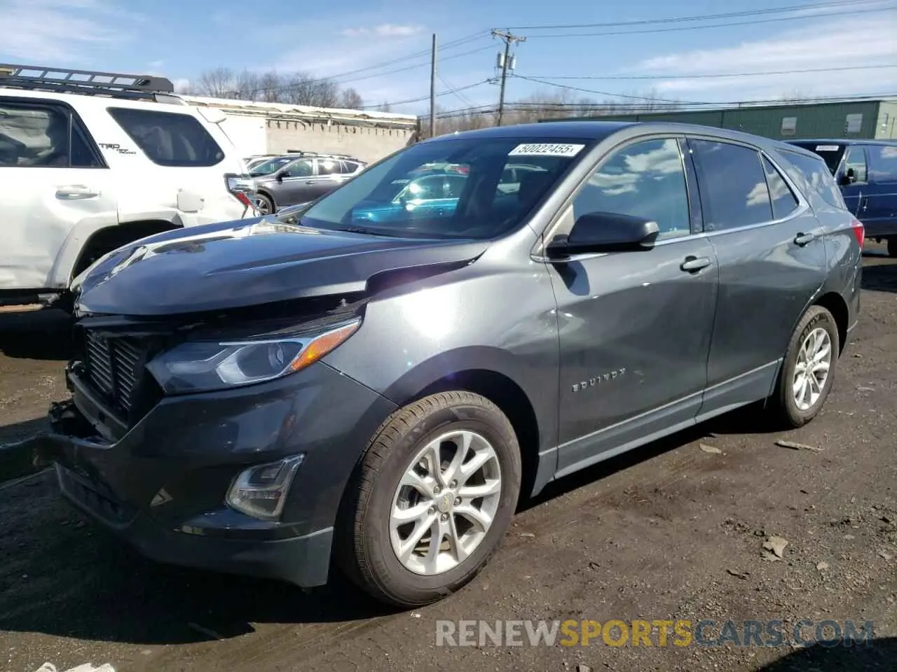 1 Photograph of a damaged car 2GNAXKEV2K6196704 CHEVROLET EQUINOX 2019