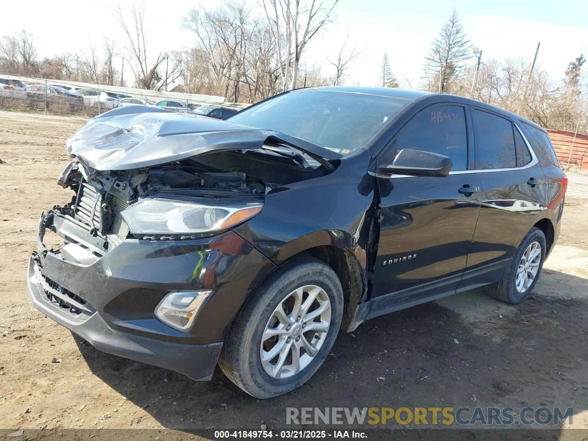 2 Photograph of a damaged car 2GNAXKEV2K6219284 CHEVROLET EQUINOX 2019