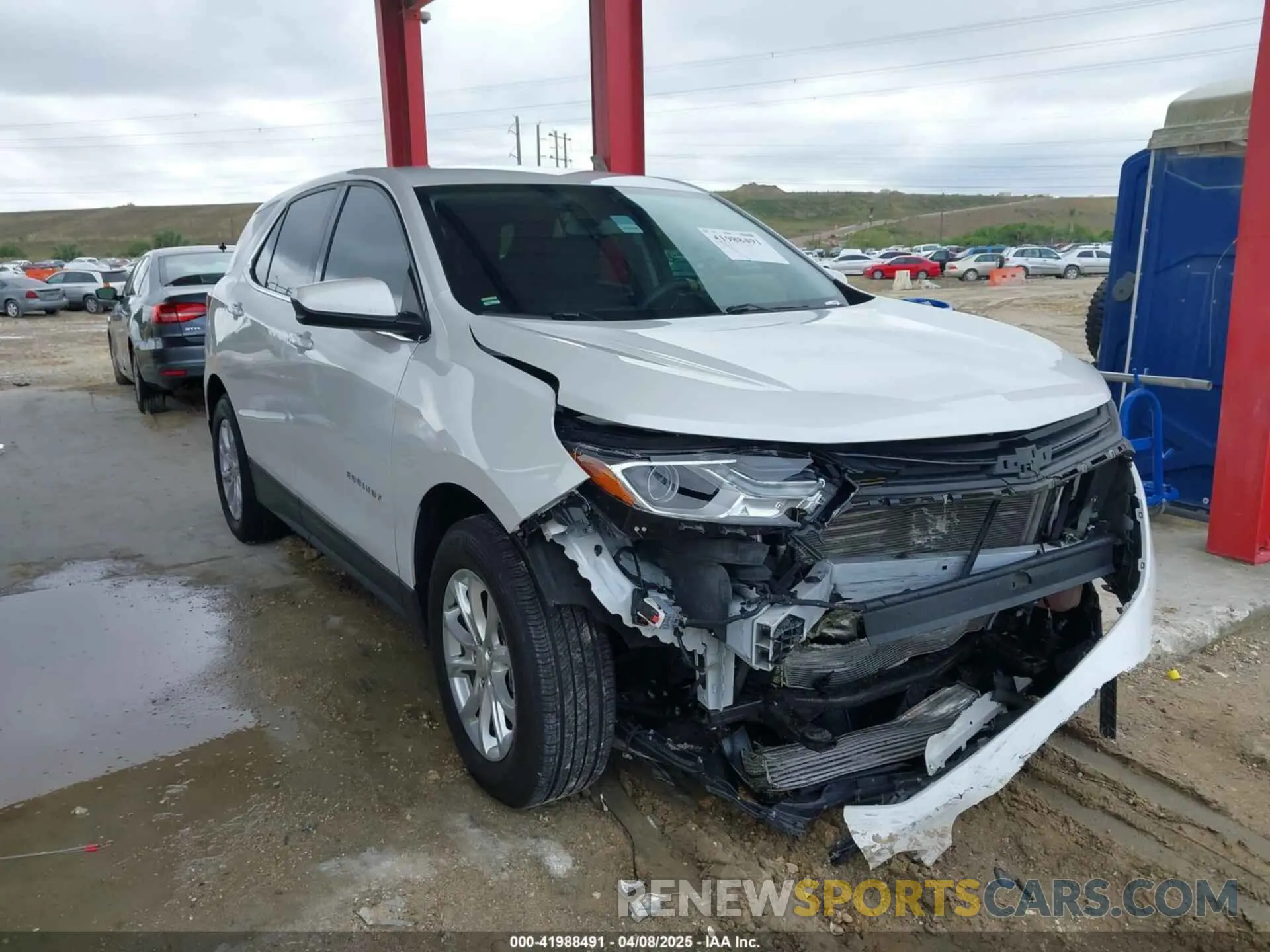 1 Photograph of a damaged car 2GNAXKEV2K6299413 CHEVROLET EQUINOX 2019