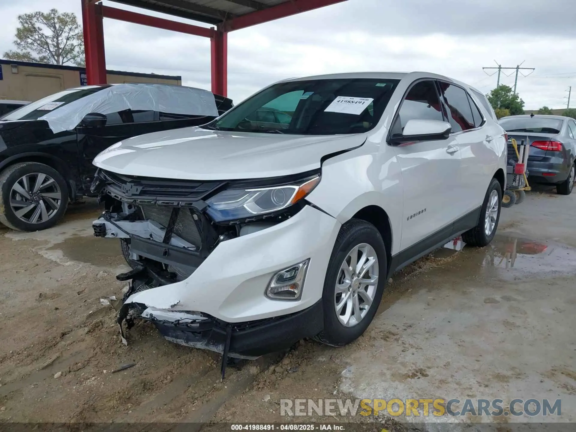 2 Photograph of a damaged car 2GNAXKEV2K6299413 CHEVROLET EQUINOX 2019