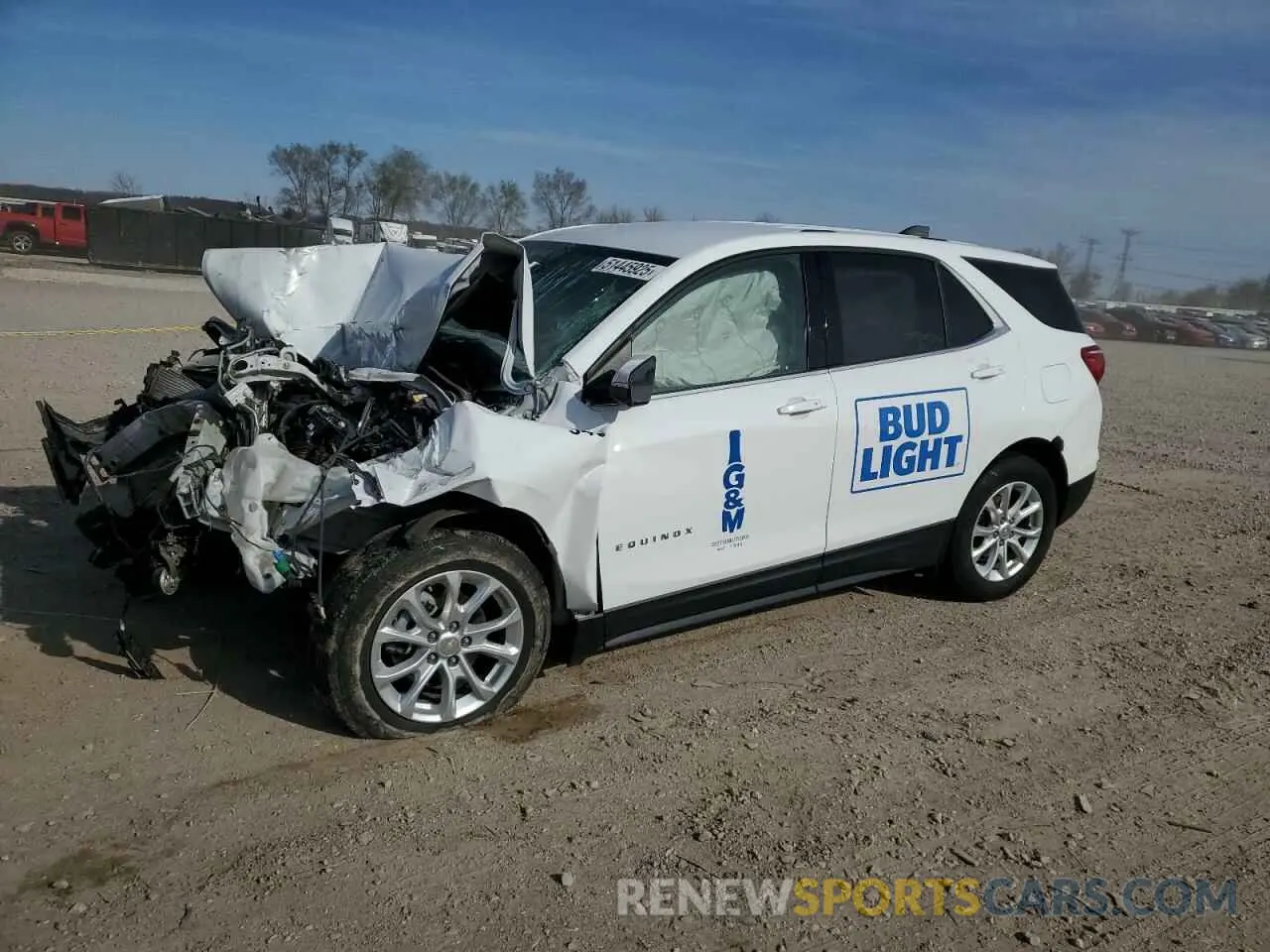 1 Photograph of a damaged car 2GNAXKEV3K6149178 CHEVROLET EQUINOX 2019