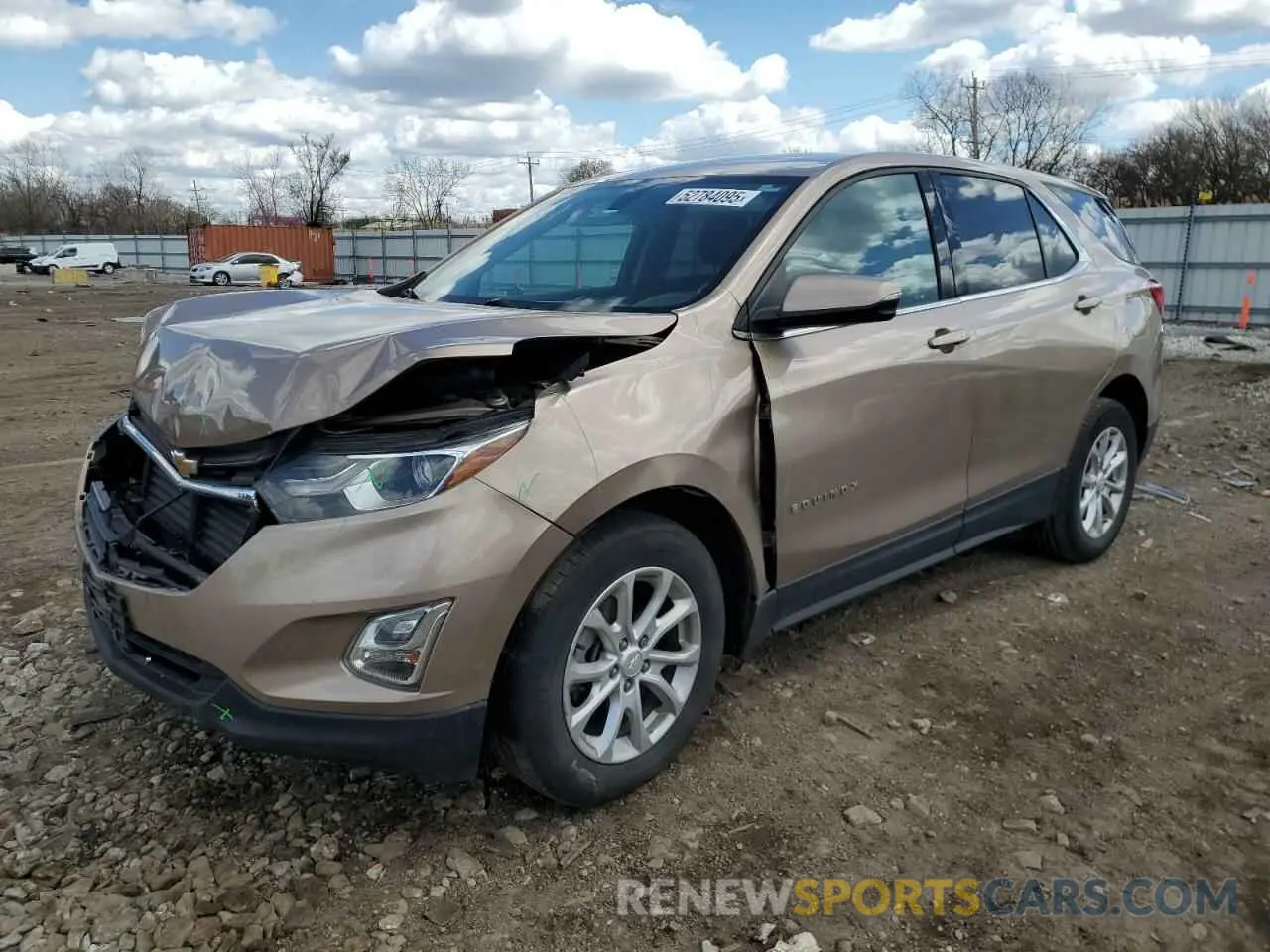 1 Photograph of a damaged car 2GNAXKEV3K6158107 CHEVROLET EQUINOX 2019