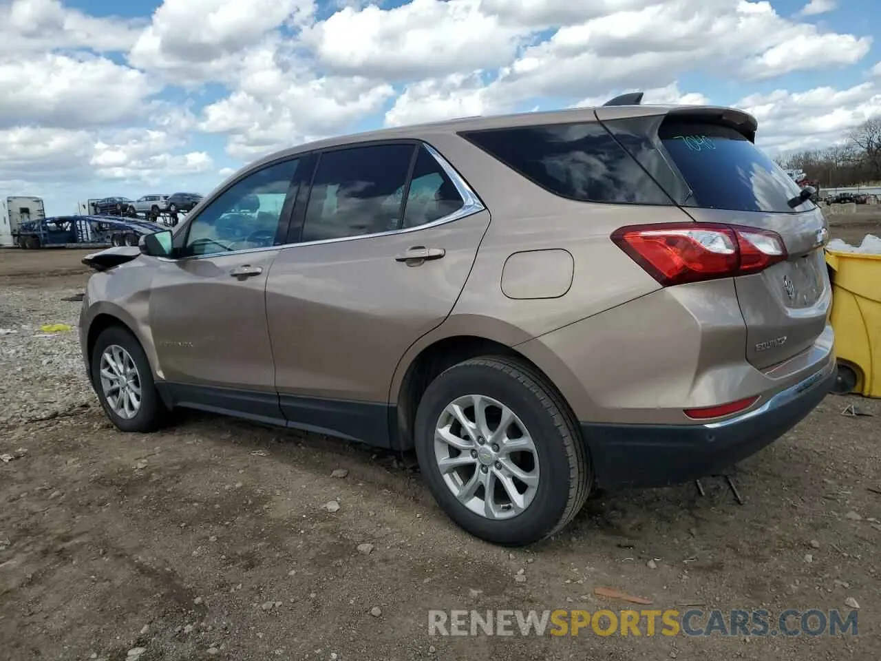 2 Photograph of a damaged car 2GNAXKEV3K6158107 CHEVROLET EQUINOX 2019
