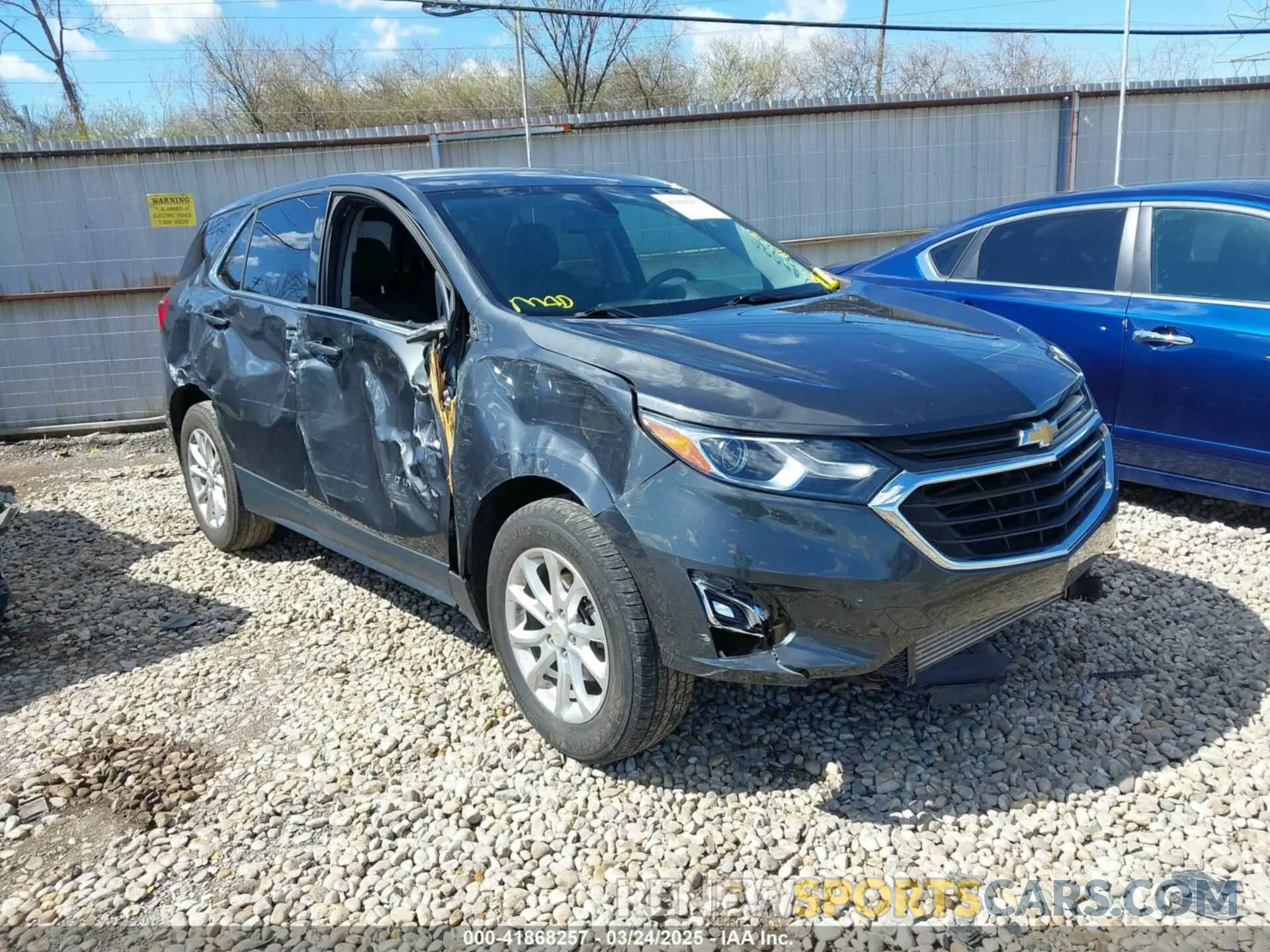 1 Photograph of a damaged car 2GNAXKEV3K6158687 CHEVROLET EQUINOX 2019