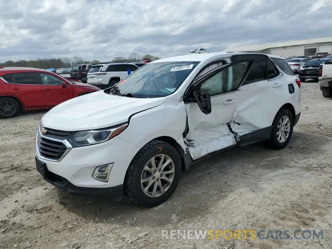 1 Photograph of a damaged car 2GNAXKEV3K6163873 CHEVROLET EQUINOX 2019