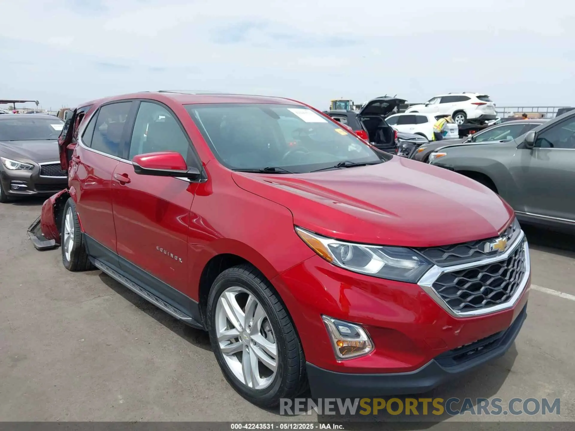 1 Photograph of a damaged car 2GNAXKEV3K6191740 CHEVROLET EQUINOX 2019