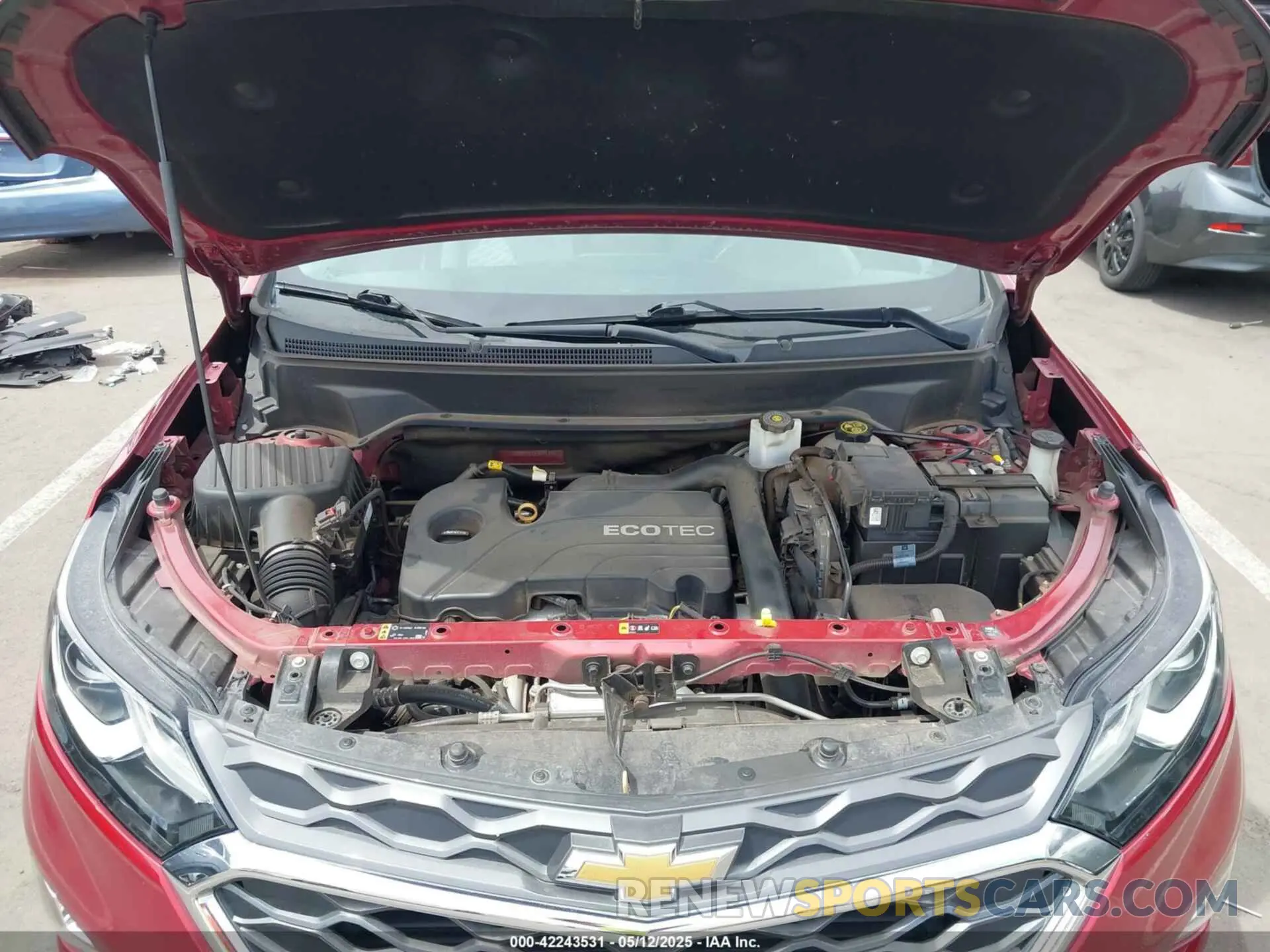 10 Photograph of a damaged car 2GNAXKEV3K6191740 CHEVROLET EQUINOX 2019