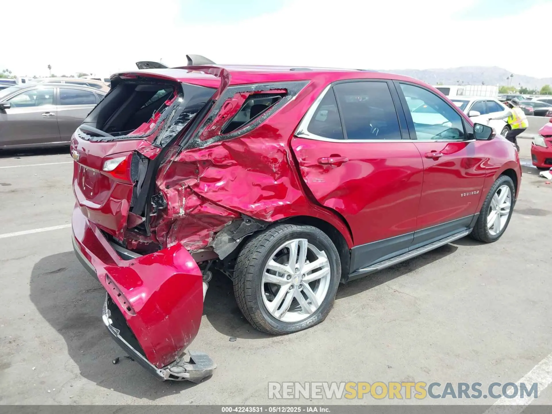 6 Photograph of a damaged car 2GNAXKEV3K6191740 CHEVROLET EQUINOX 2019