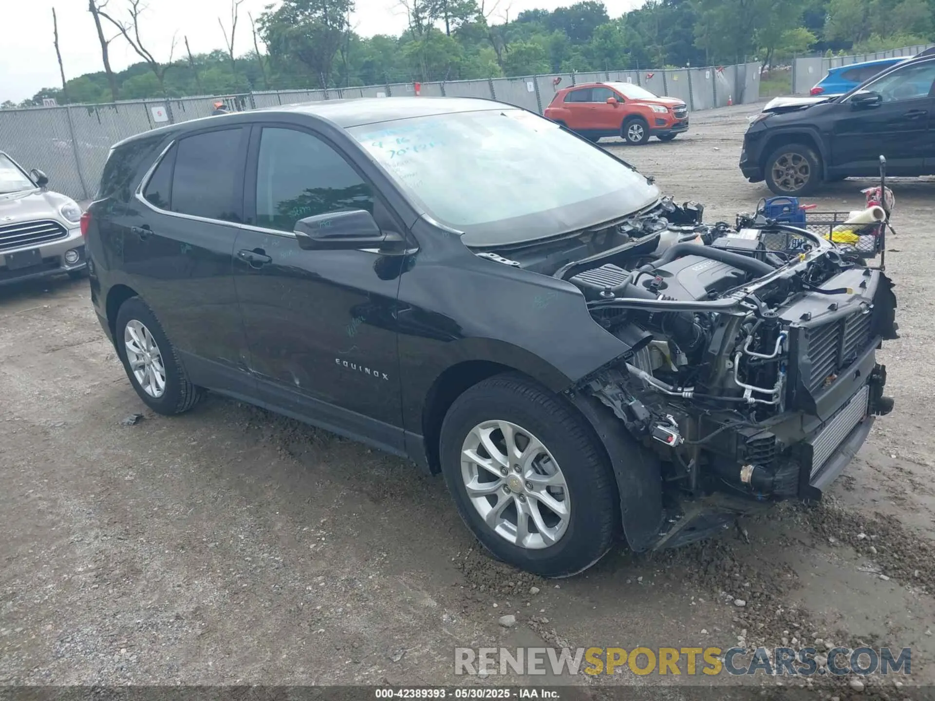 1 Photograph of a damaged car 2GNAXKEV3K6195058 CHEVROLET EQUINOX 2019