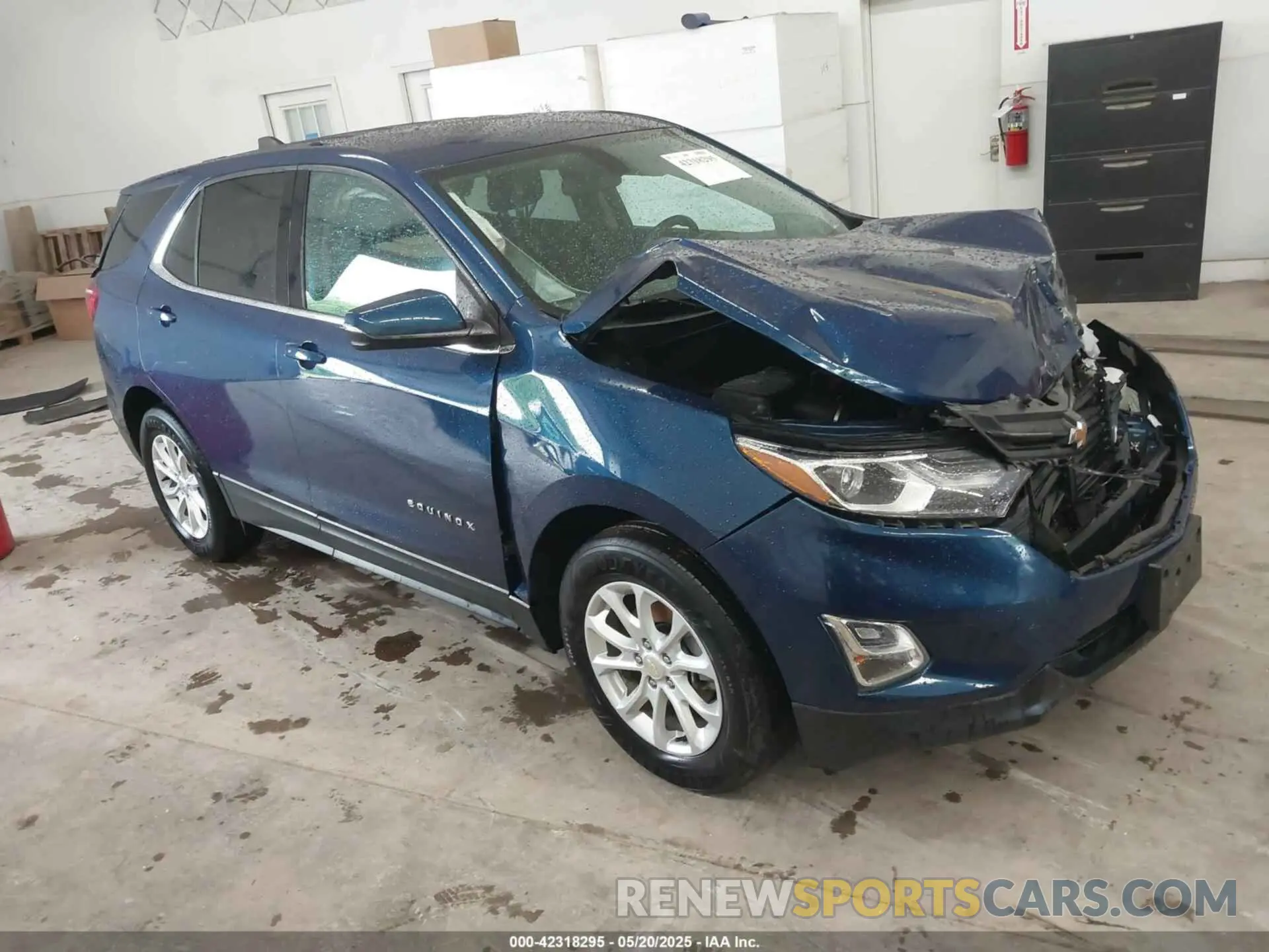 1 Photograph of a damaged car 2GNAXKEV3K6206091 CHEVROLET EQUINOX 2019