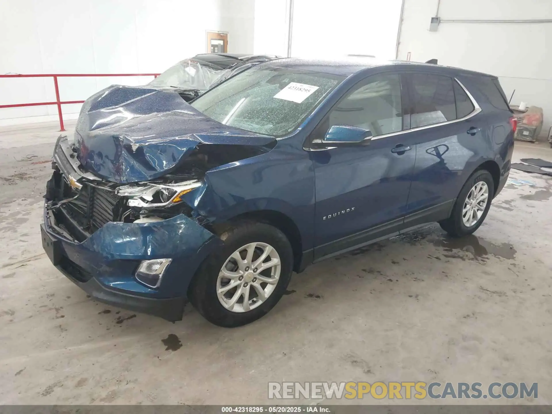 2 Photograph of a damaged car 2GNAXKEV3K6206091 CHEVROLET EQUINOX 2019