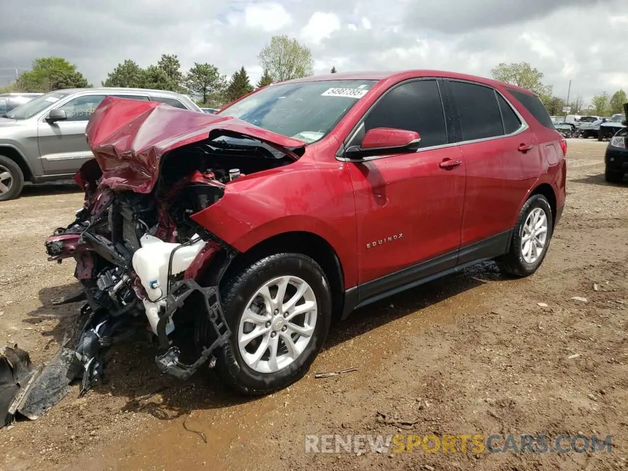 1 Photograph of a damaged car 2GNAXKEV3K6285021 CHEVROLET EQUINOX 2019