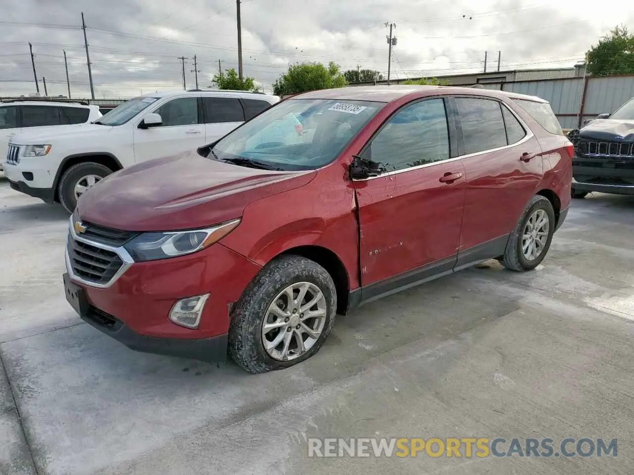 1 Photograph of a damaged car 2GNAXKEV3K6292647 CHEVROLET EQUINOX 2019