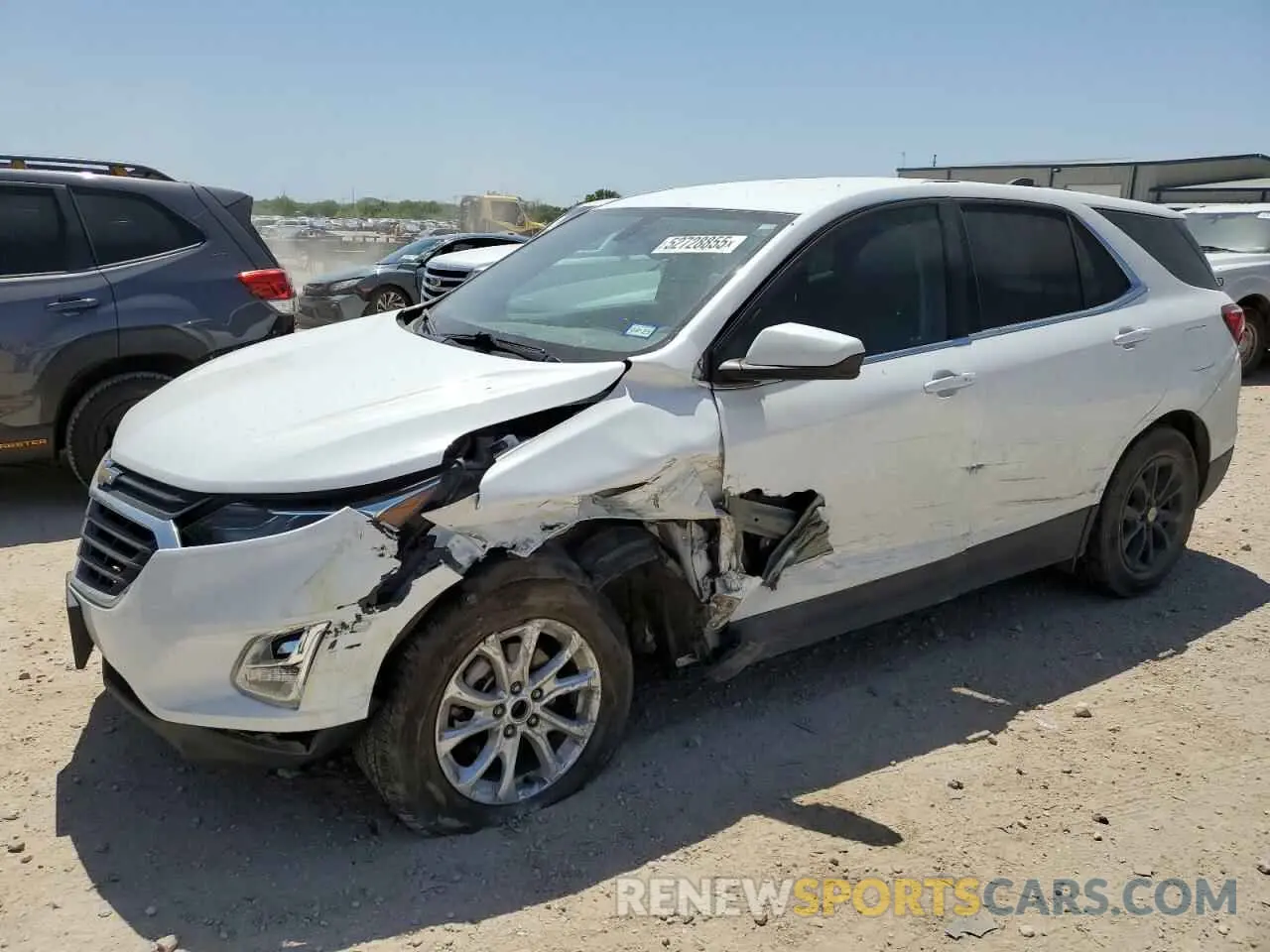 1 Photograph of a damaged car 2GNAXKEV4K6129604 CHEVROLET EQUINOX 2019