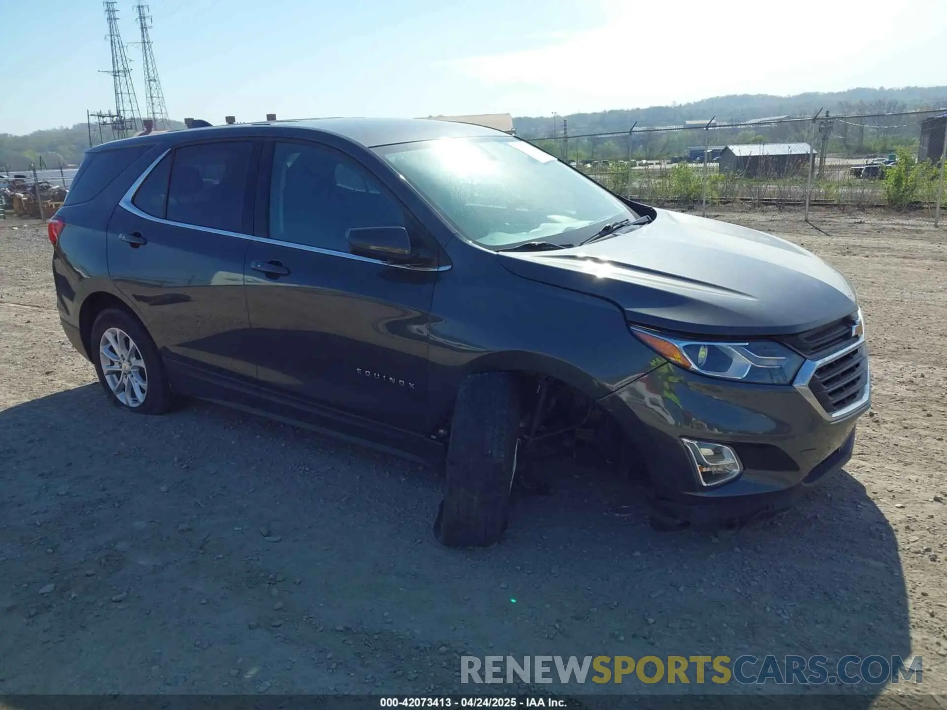 1 Photograph of a damaged car 2GNAXKEV4K6142160 CHEVROLET EQUINOX 2019
