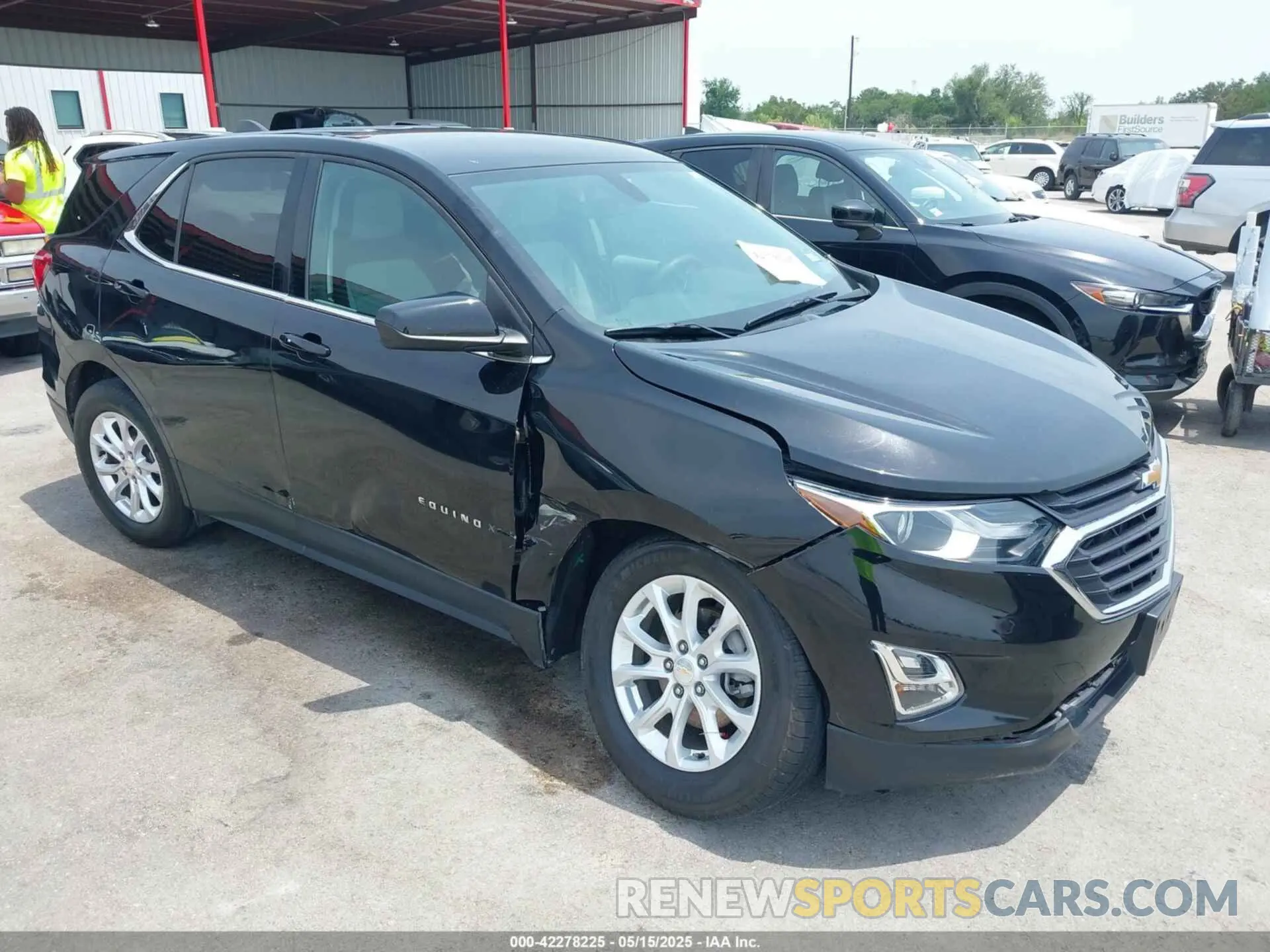 1 Photograph of a damaged car 2GNAXKEV4K6143230 CHEVROLET EQUINOX 2019
