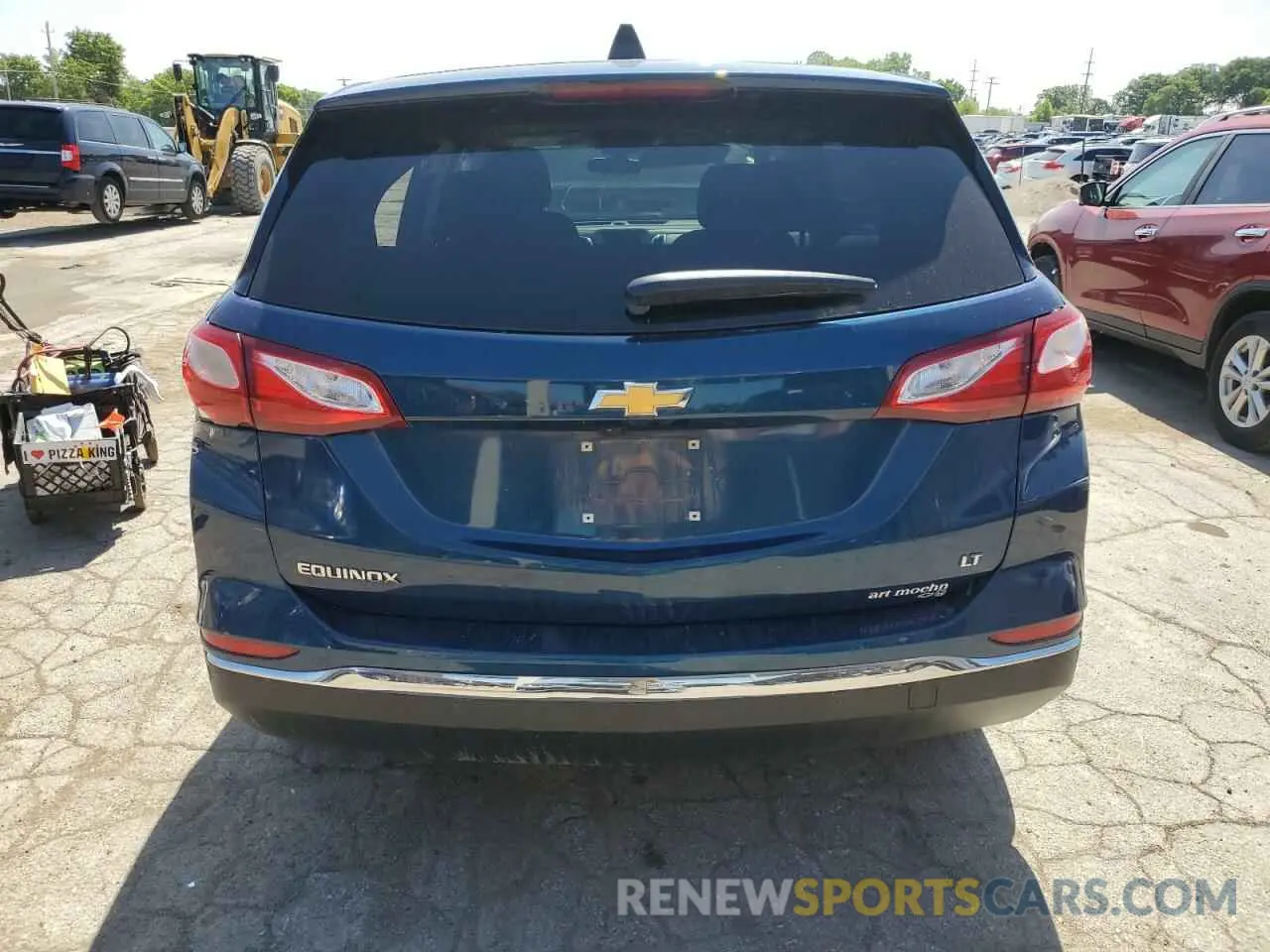 6 Photograph of a damaged car 2GNAXKEV4K6205502 CHEVROLET EQUINOX 2019