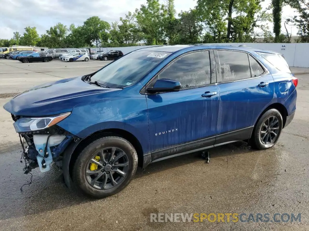 1 Photograph of a damaged car 2GNAXKEV4K6215561 CHEVROLET EQUINOX 2019