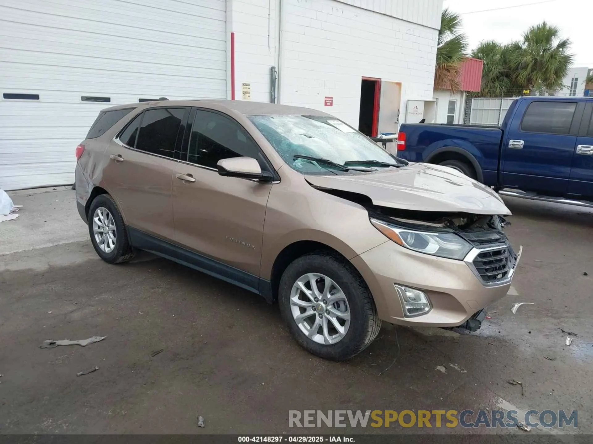 1 Photograph of a damaged car 2GNAXKEV4K6259009 CHEVROLET EQUINOX 2019