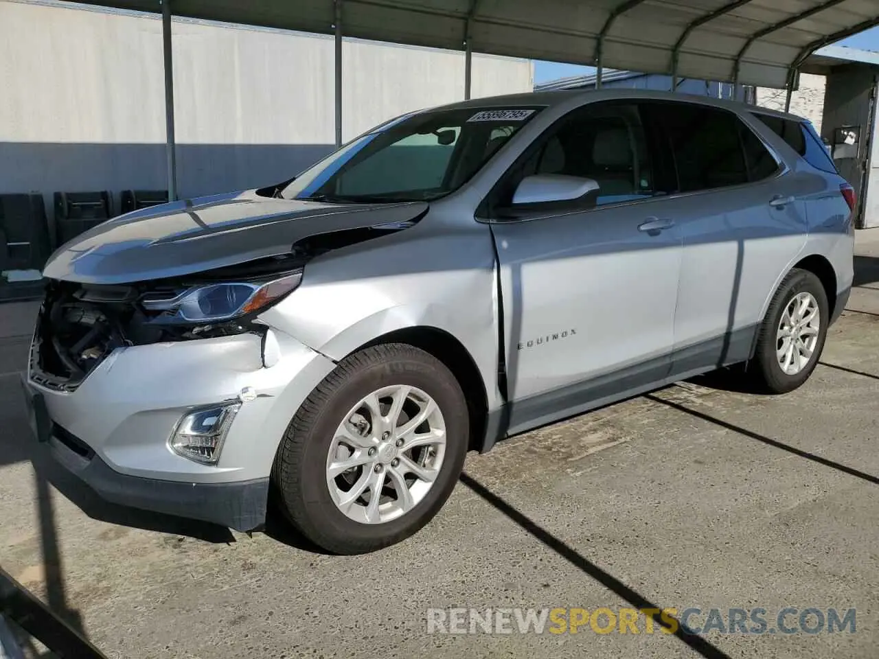 1 Photograph of a damaged car 2GNAXKEV5K6148744 CHEVROLET EQUINOX 2019